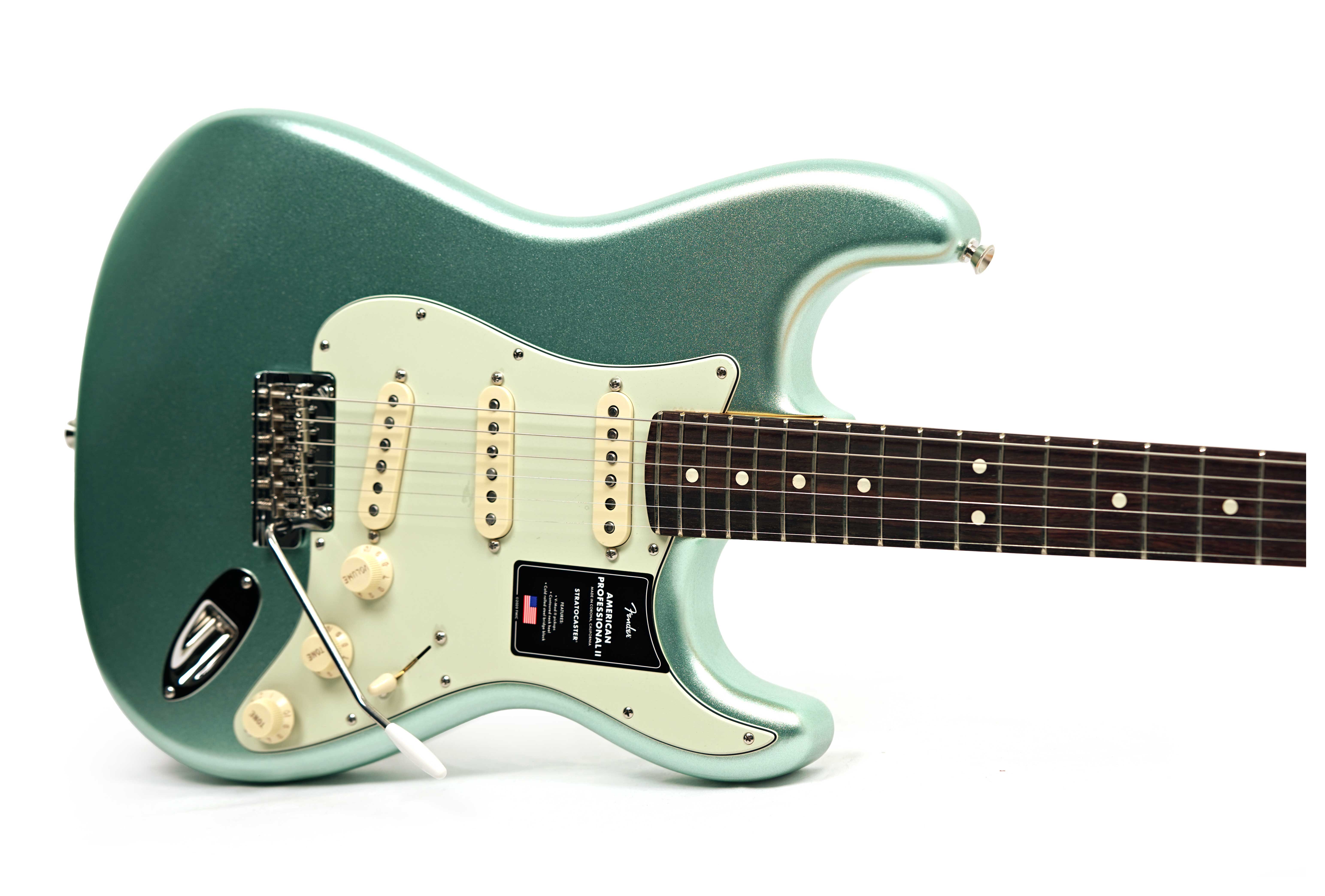 Fender American Professional II Stratocaster Mystic Surf Green Rosewood Fingerboard #US25072682