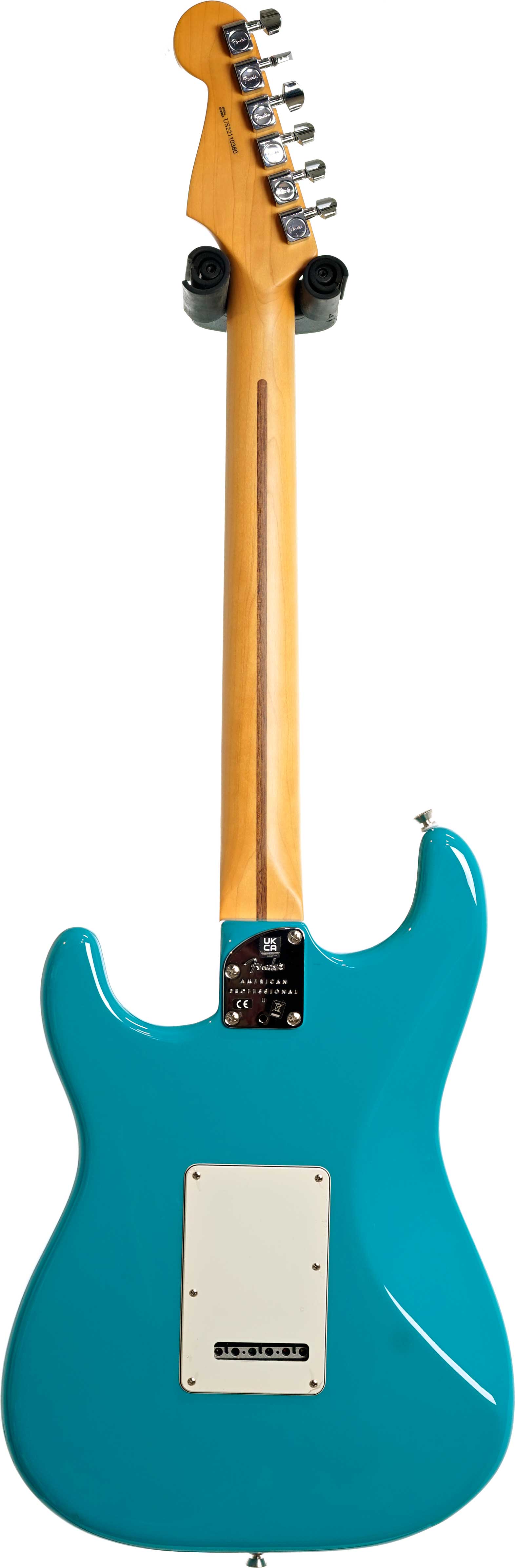 Fender American Professional II Stratocaster Miami Blue Rosewood Fingerboard #US22110380