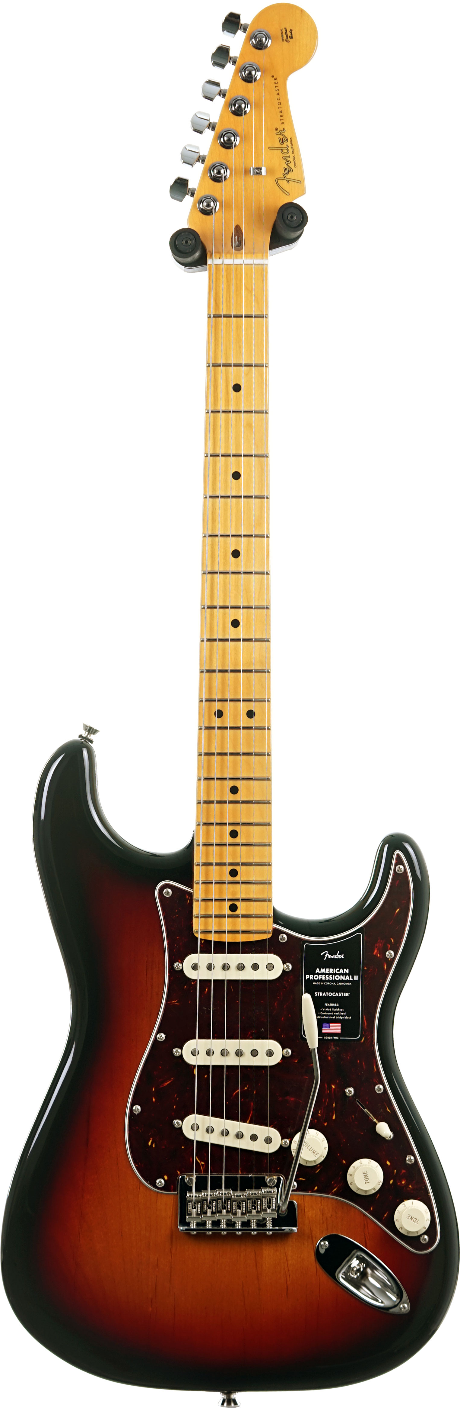 Fender American Professional II Stratocaster 3 Tone Sunburst Maple Fingerboard #US24051034