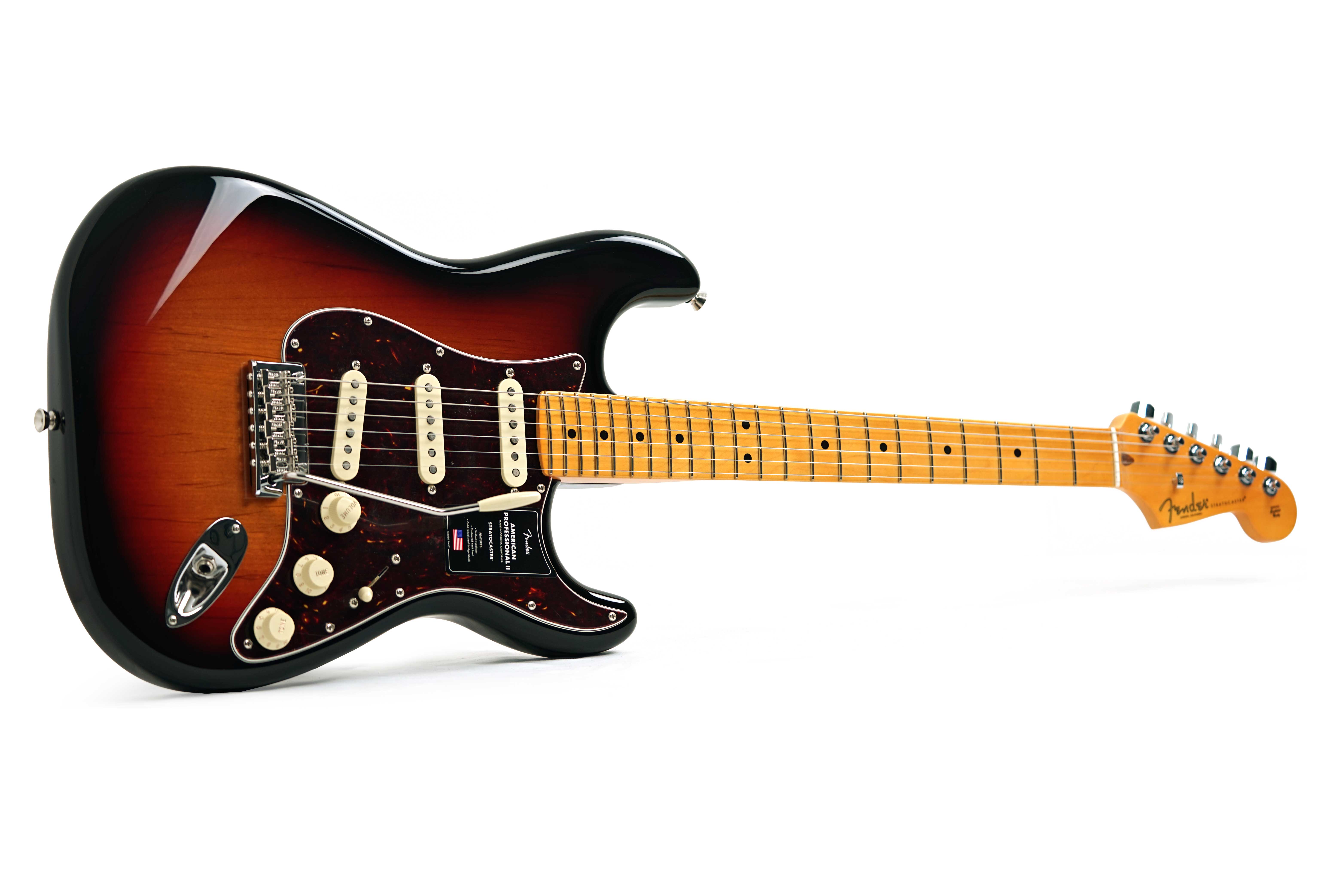 Fender American Professional II Stratocaster 3 Tone Sunburst Maple Fingerboard #US24051034