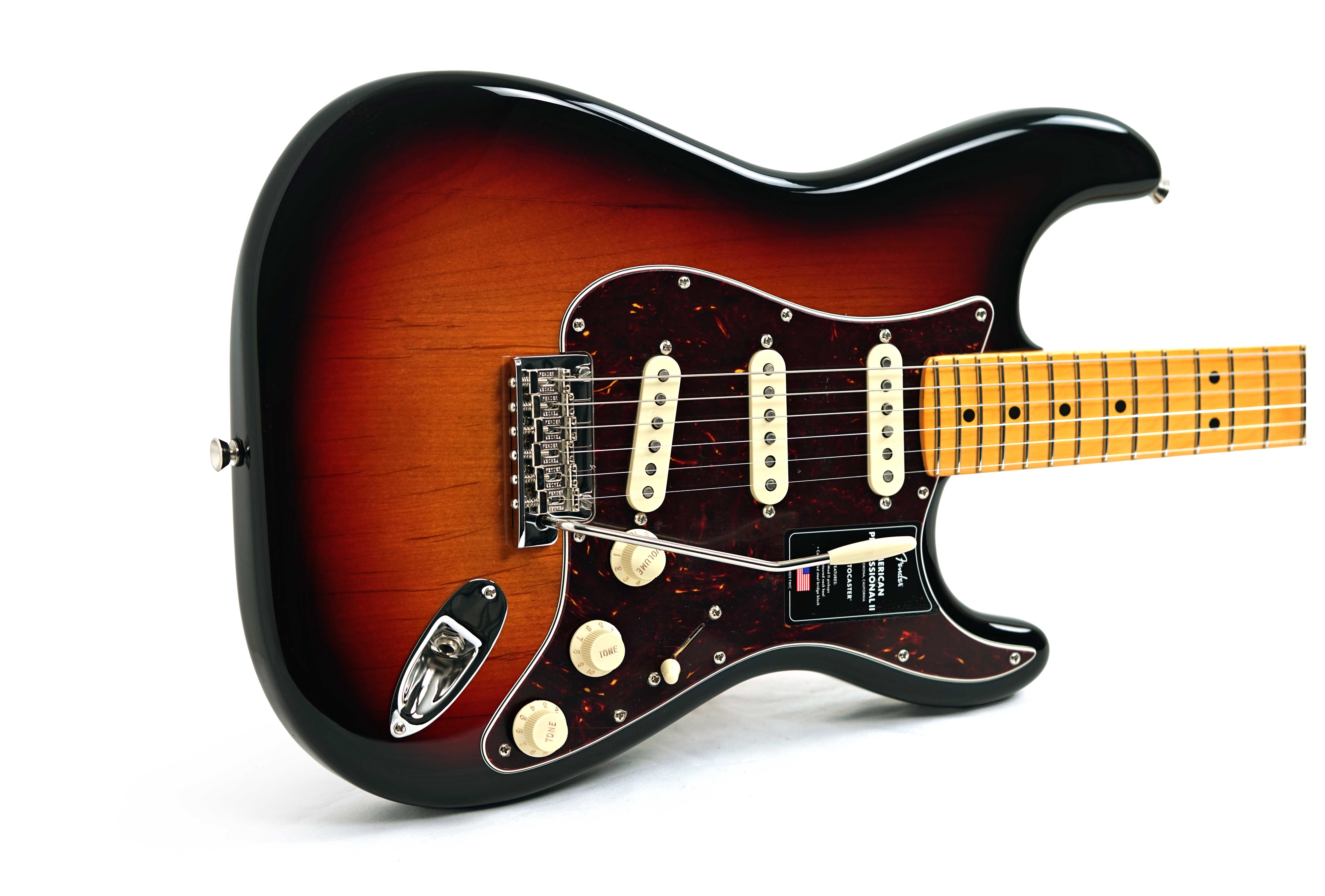 Fender American Professional II Stratocaster 3 Tone Sunburst Maple Fingerboard #US24051034