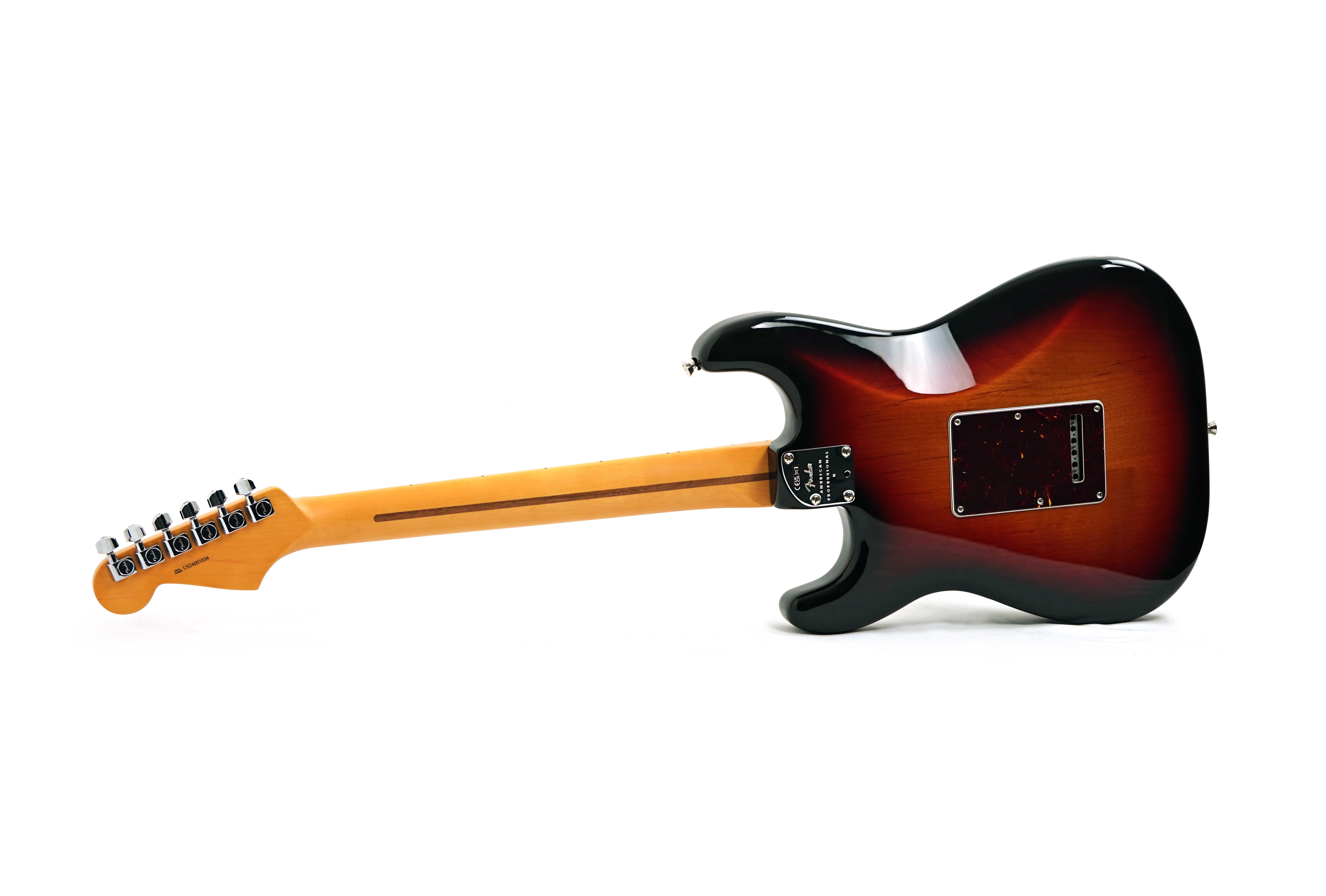 Fender American Professional II Stratocaster 3 Tone Sunburst Maple Fingerboard #US24051034