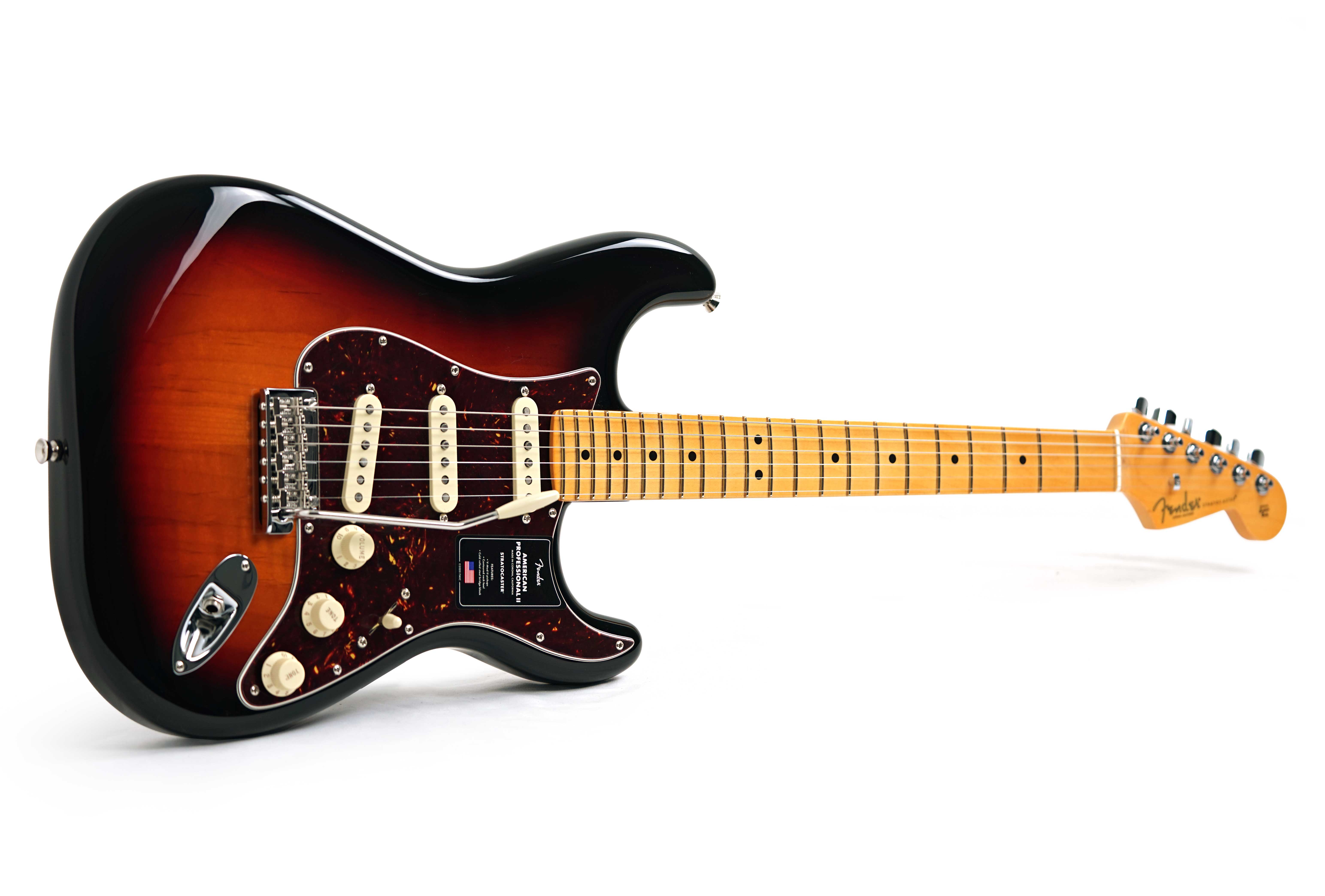 Fender American Professional II Stratocaster 3 Tone Sunburst Maple Fingerboard #US24055996