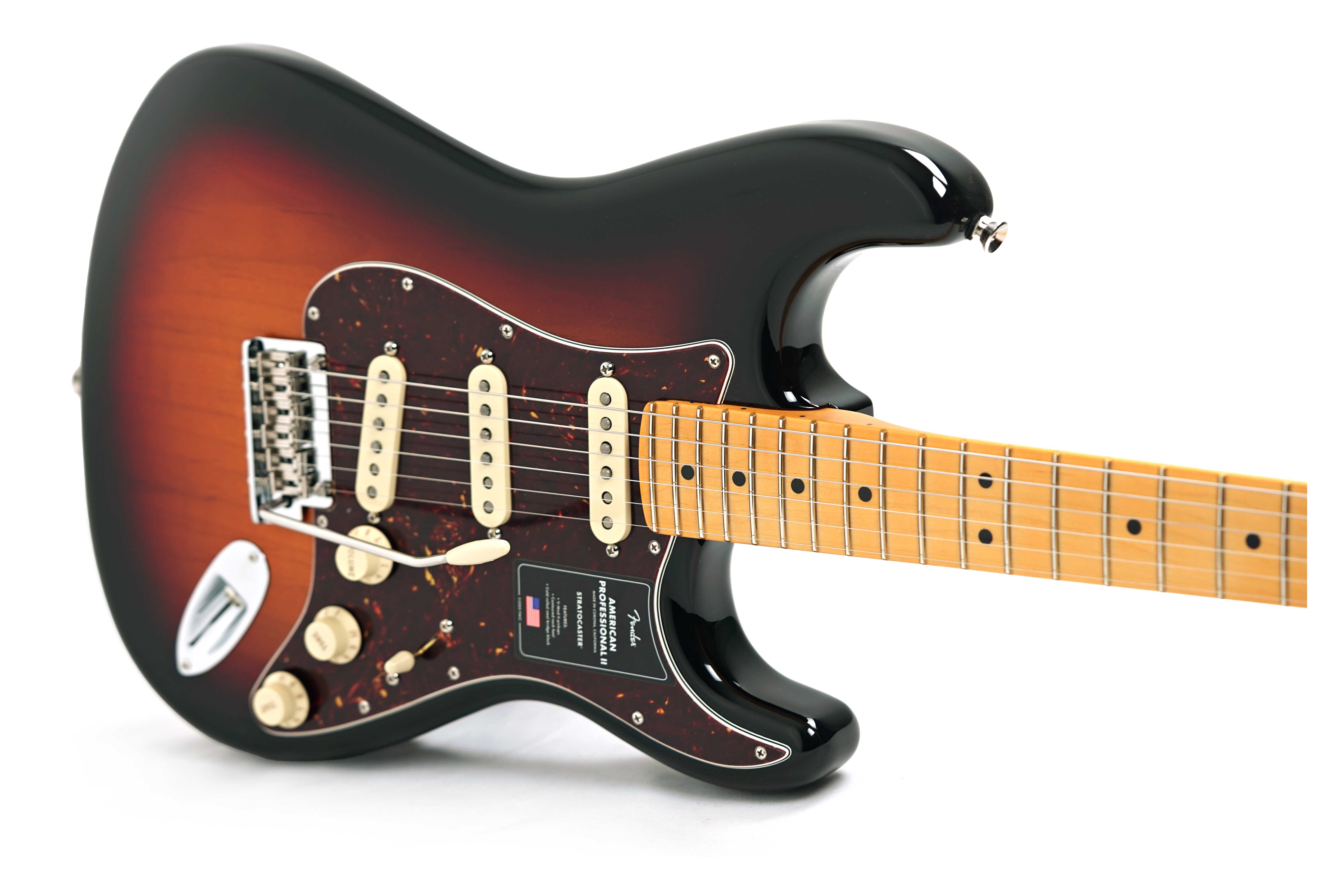 Fender American Professional II Stratocaster 3 Tone Sunburst Maple Fingerboard #US24055996