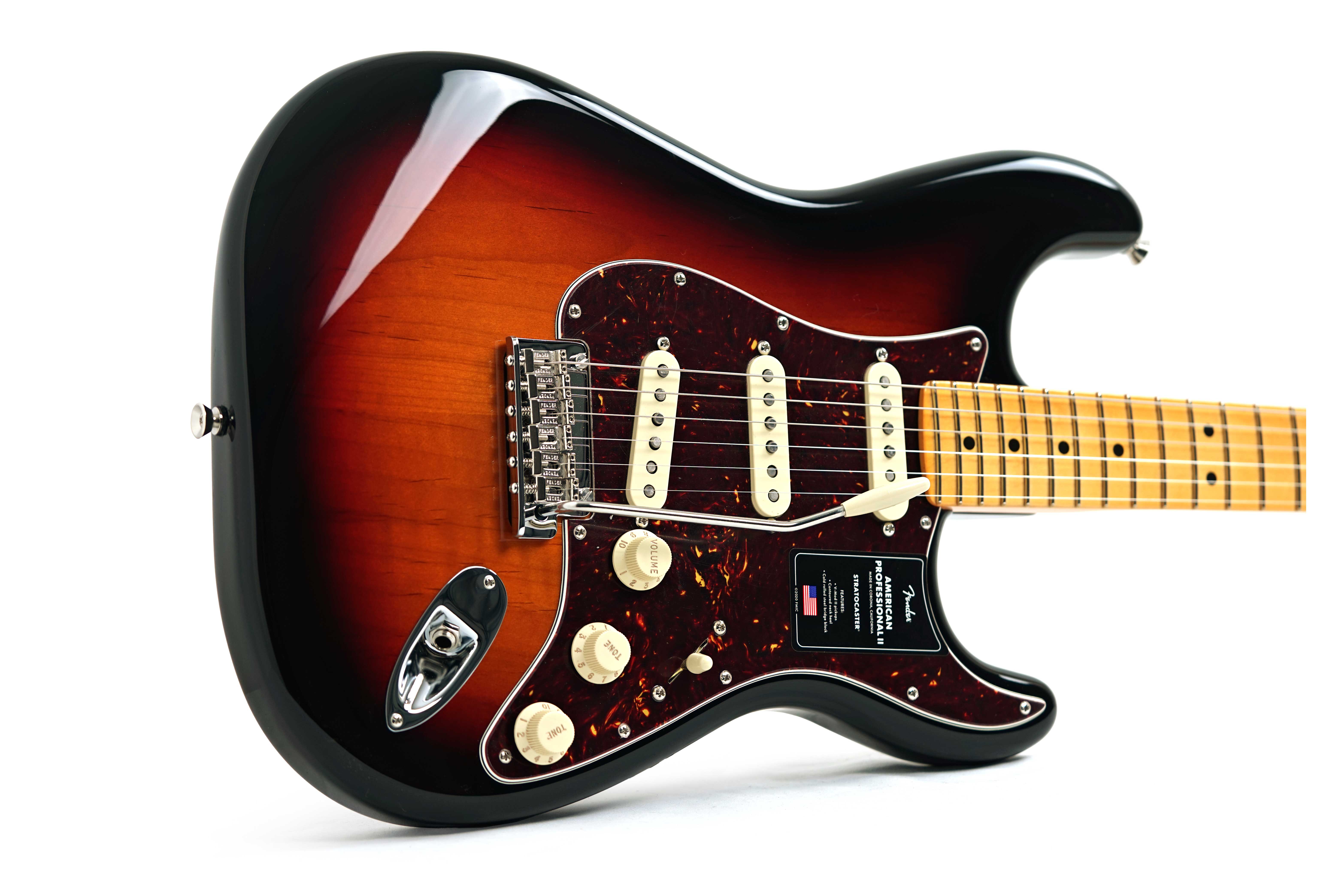 Fender American Professional II Stratocaster 3 Tone Sunburst Maple Fingerboard #US24055996