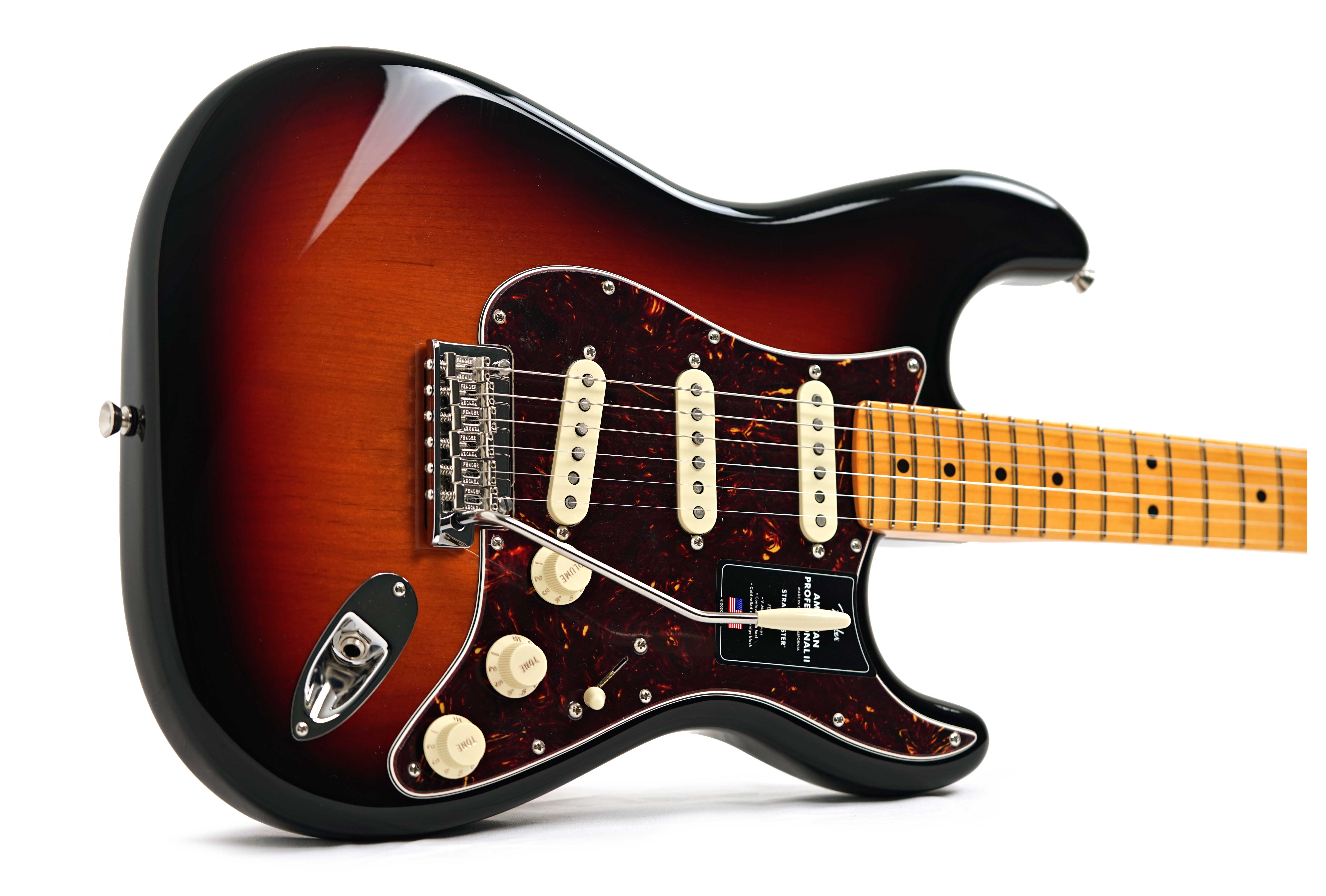 Fender American Professional II Stratocaster 3 Tone Sunburst Maple Fingerboard #US25051587