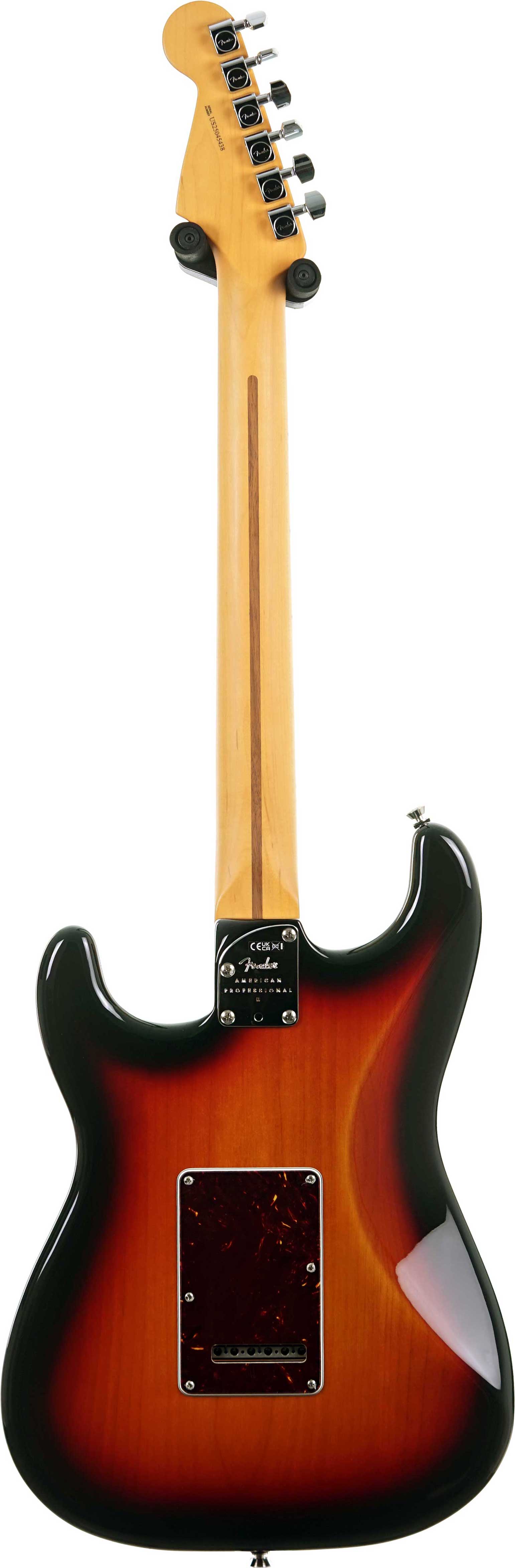 Fender American Professional II Stratocaster 3 Tone Sunburst Maple Fingerboard #US25045438