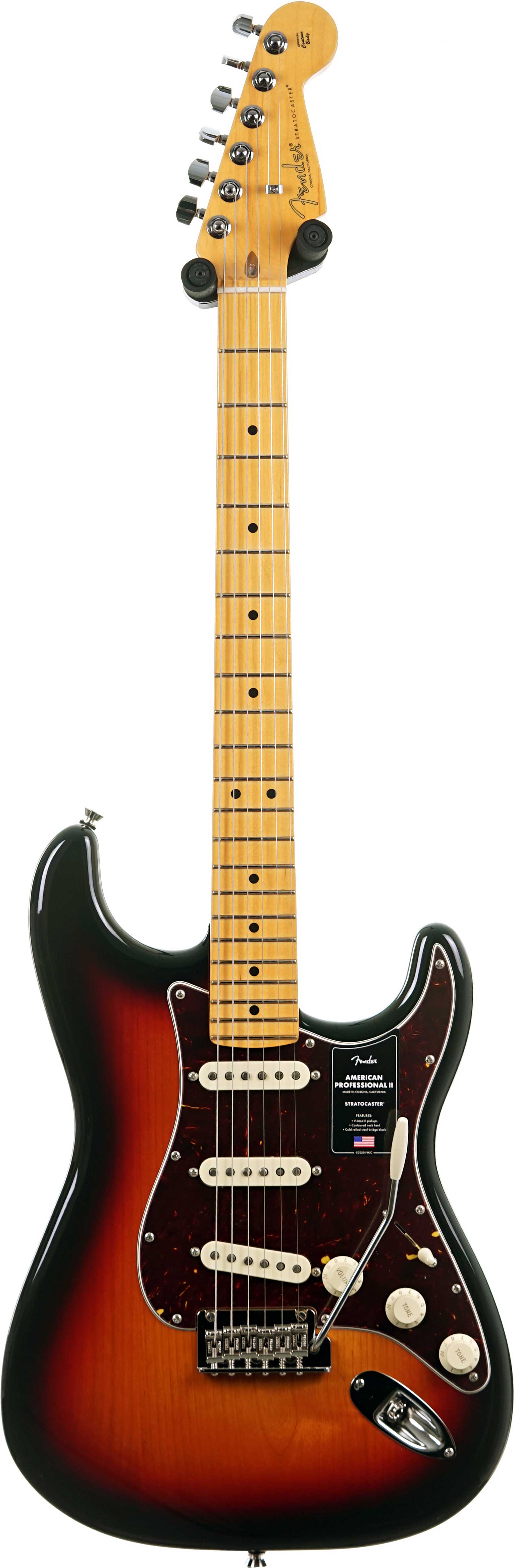 Fender American Professional II Stratocaster 3 Tone Sunburst Maple Fingerboard #US25045438