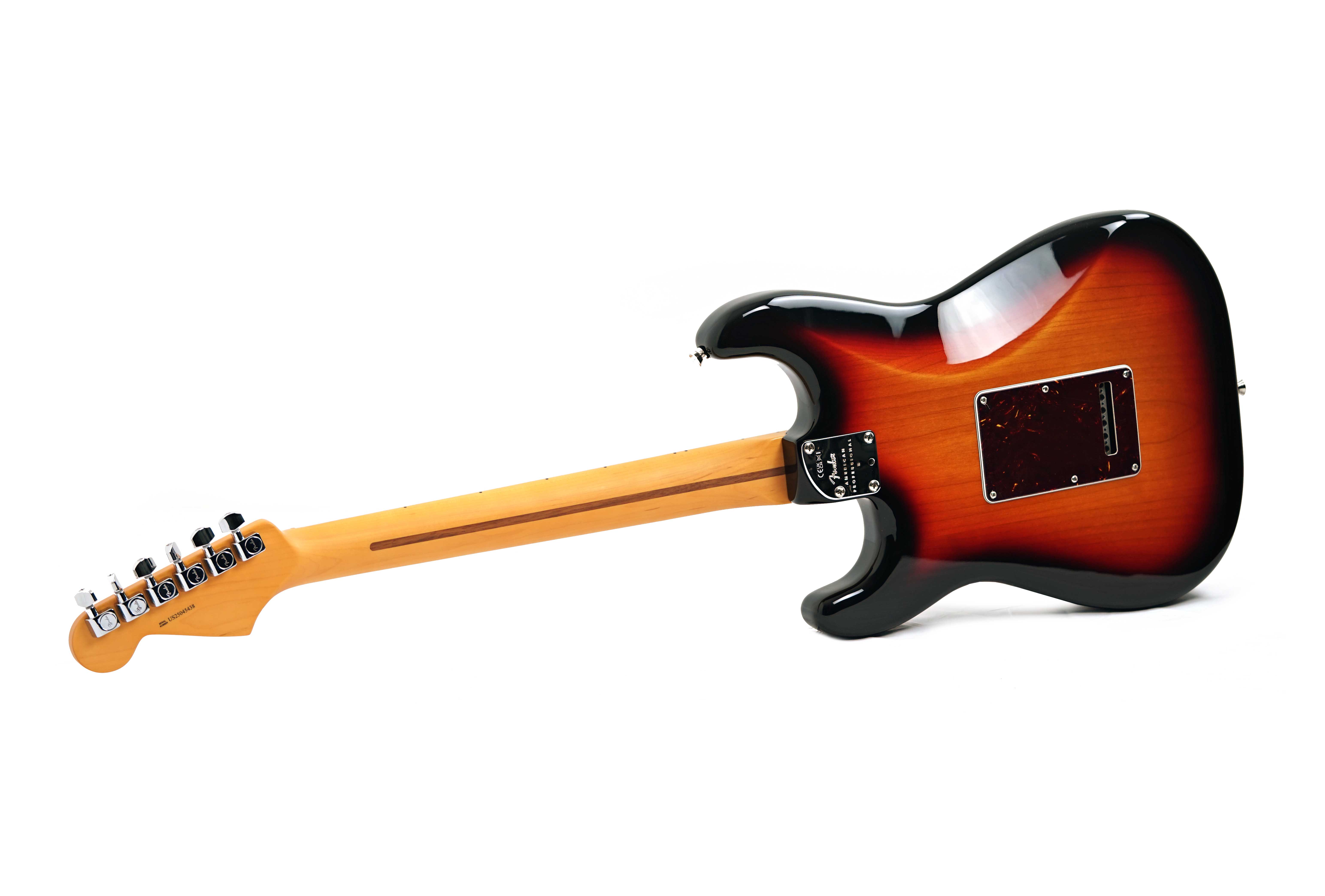 Fender American Professional II Stratocaster 3 Tone Sunburst Maple Fingerboard #US25045438