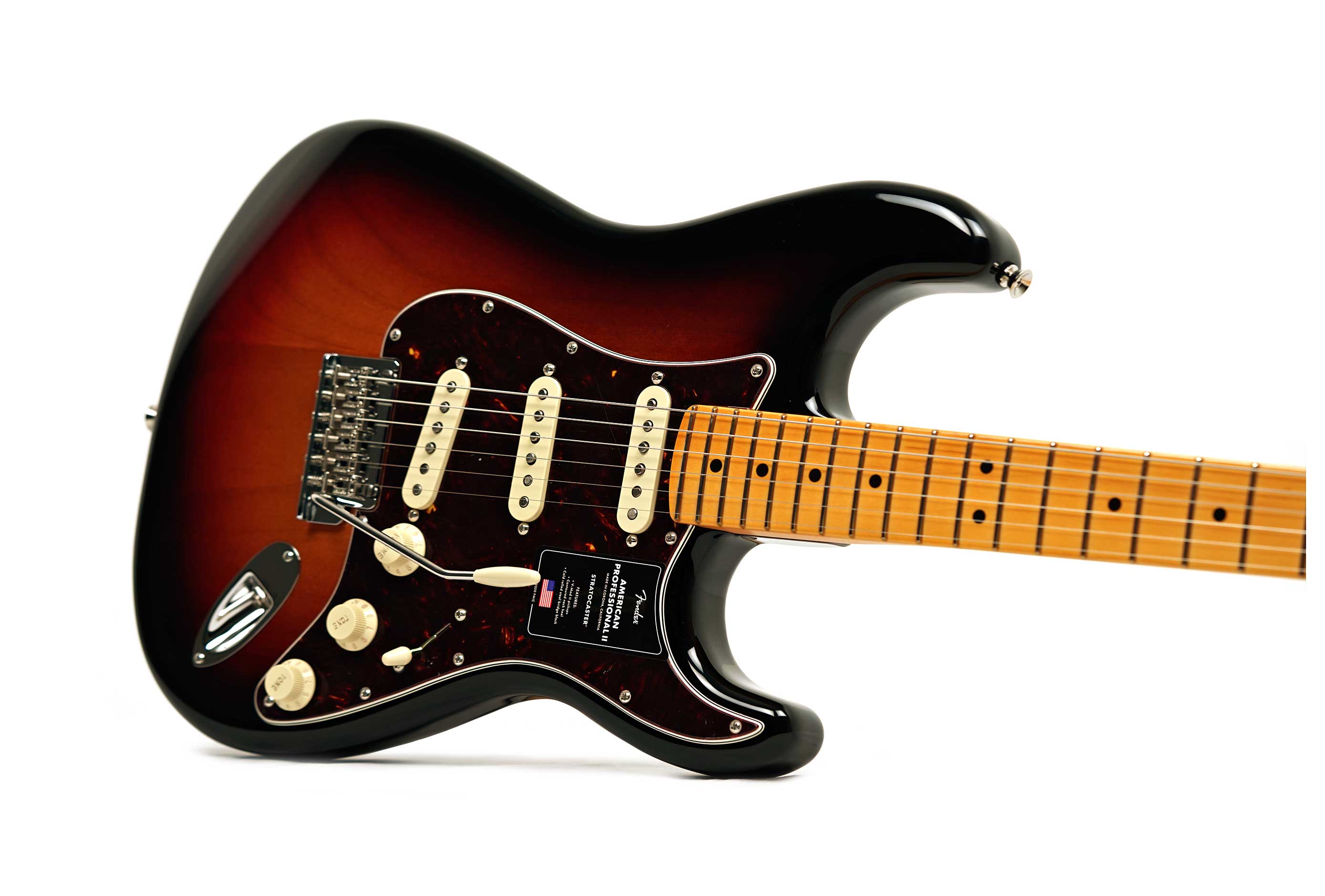 Fender American Professional II Stratocaster 3 Tone Sunburst Maple Fingerboard #US25076654