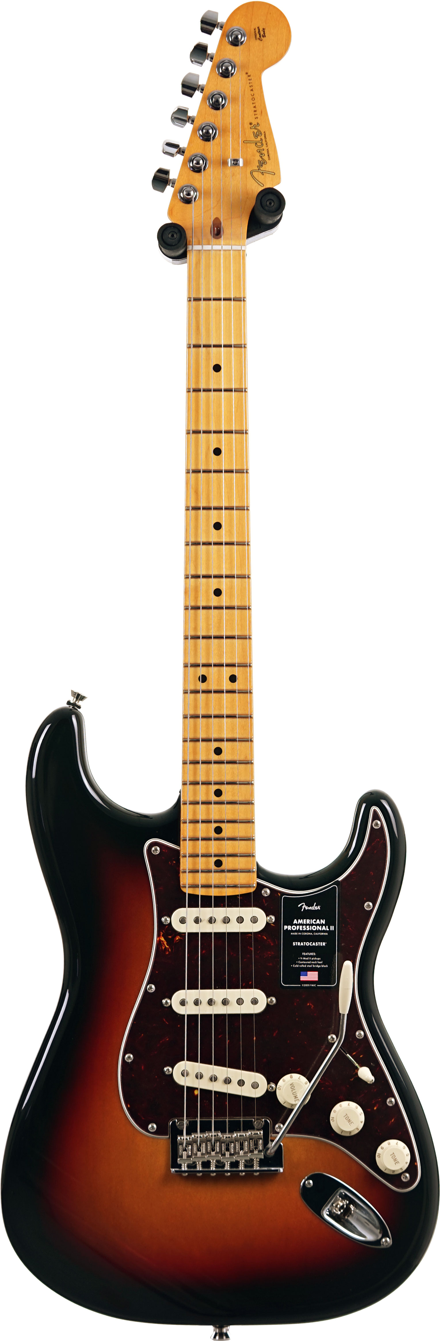 Fender American Professional II Stratocaster 3 Tone Sunburst Maple Fingerboard #US26019774