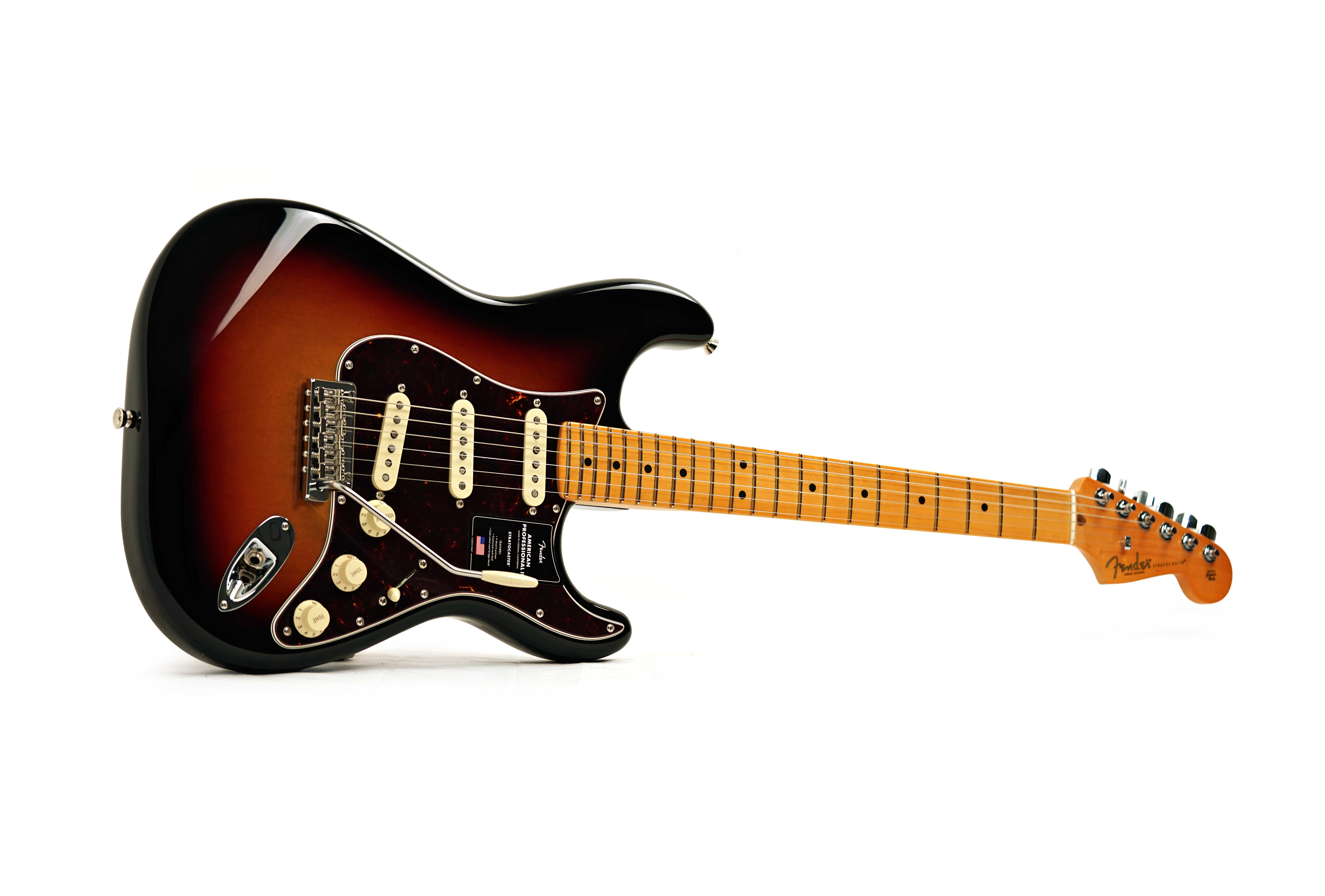 Fender American Professional II Stratocaster 3 Tone Sunburst Maple Fingerboard #US26019774