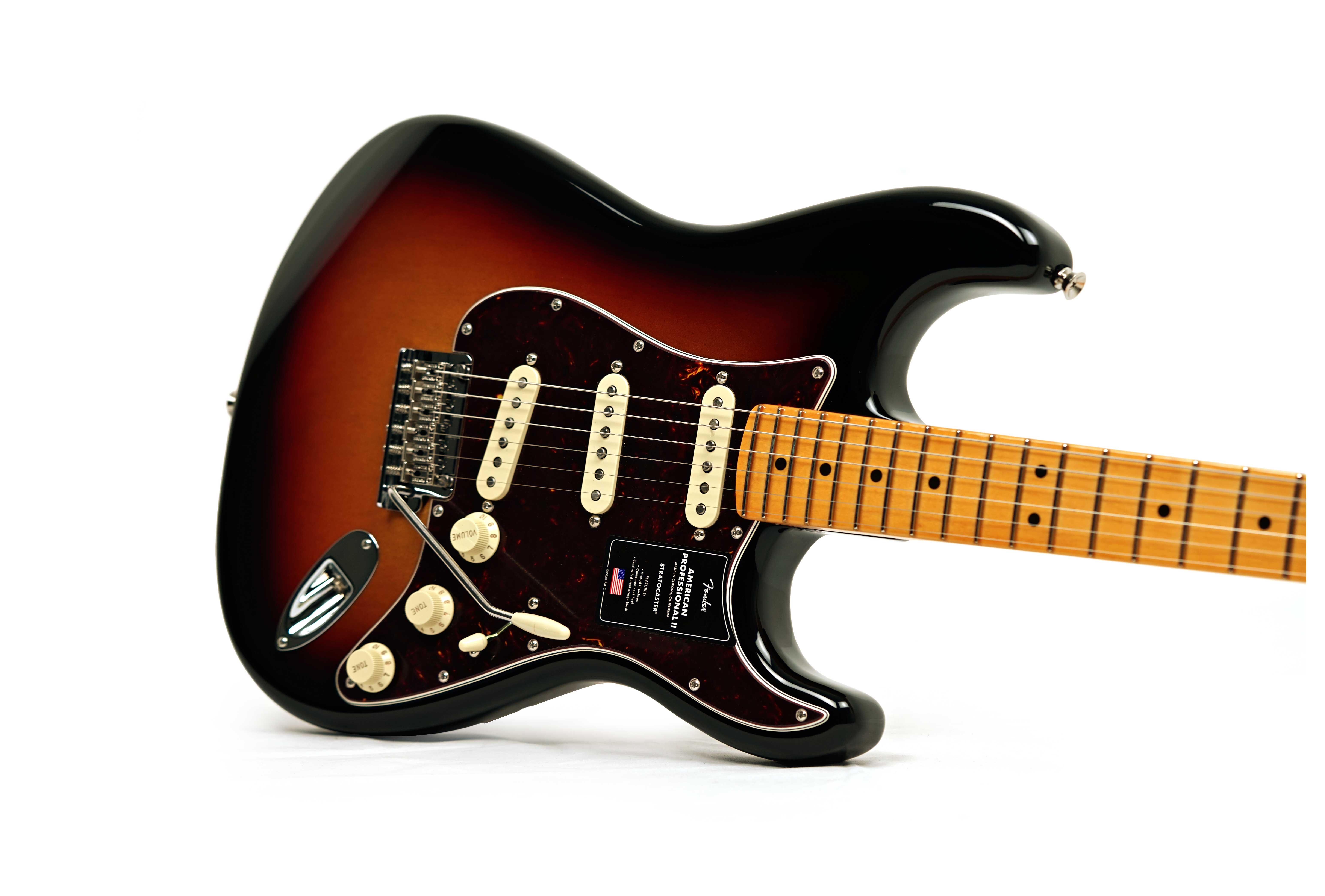 Fender American Professional II Stratocaster 3 Tone Sunburst Maple Fingerboard #US26019774