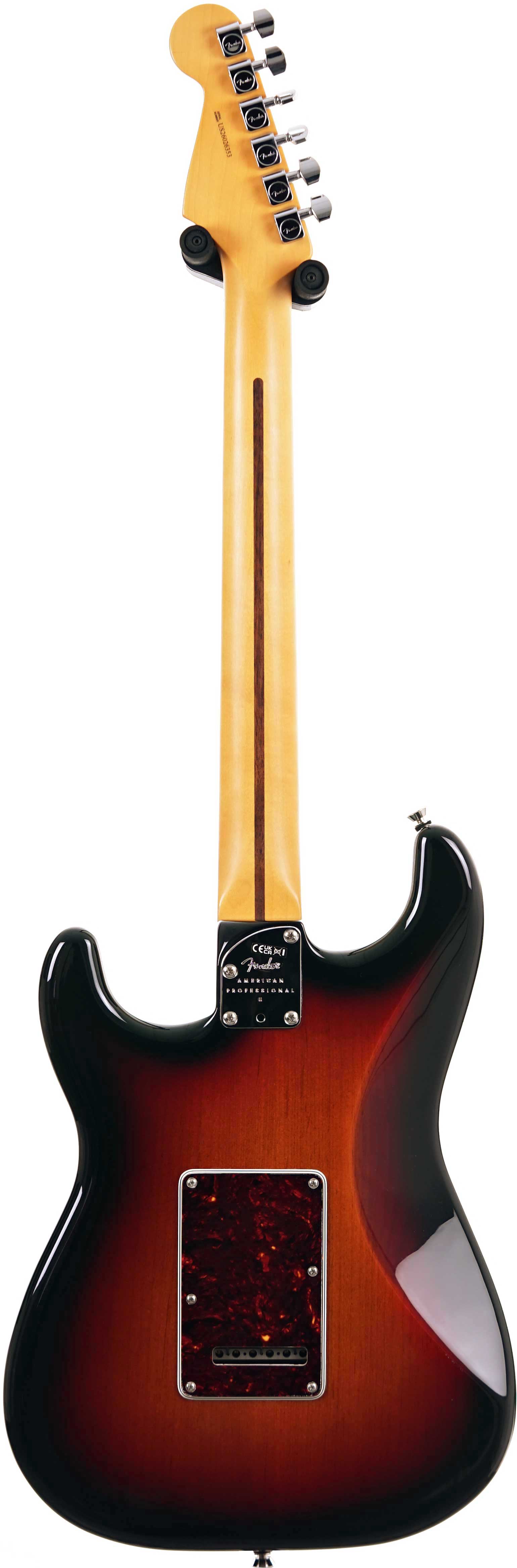 Fender American Professional II Stratocaster 3 Tone Sunburst Maple Fingerboard #US26026353