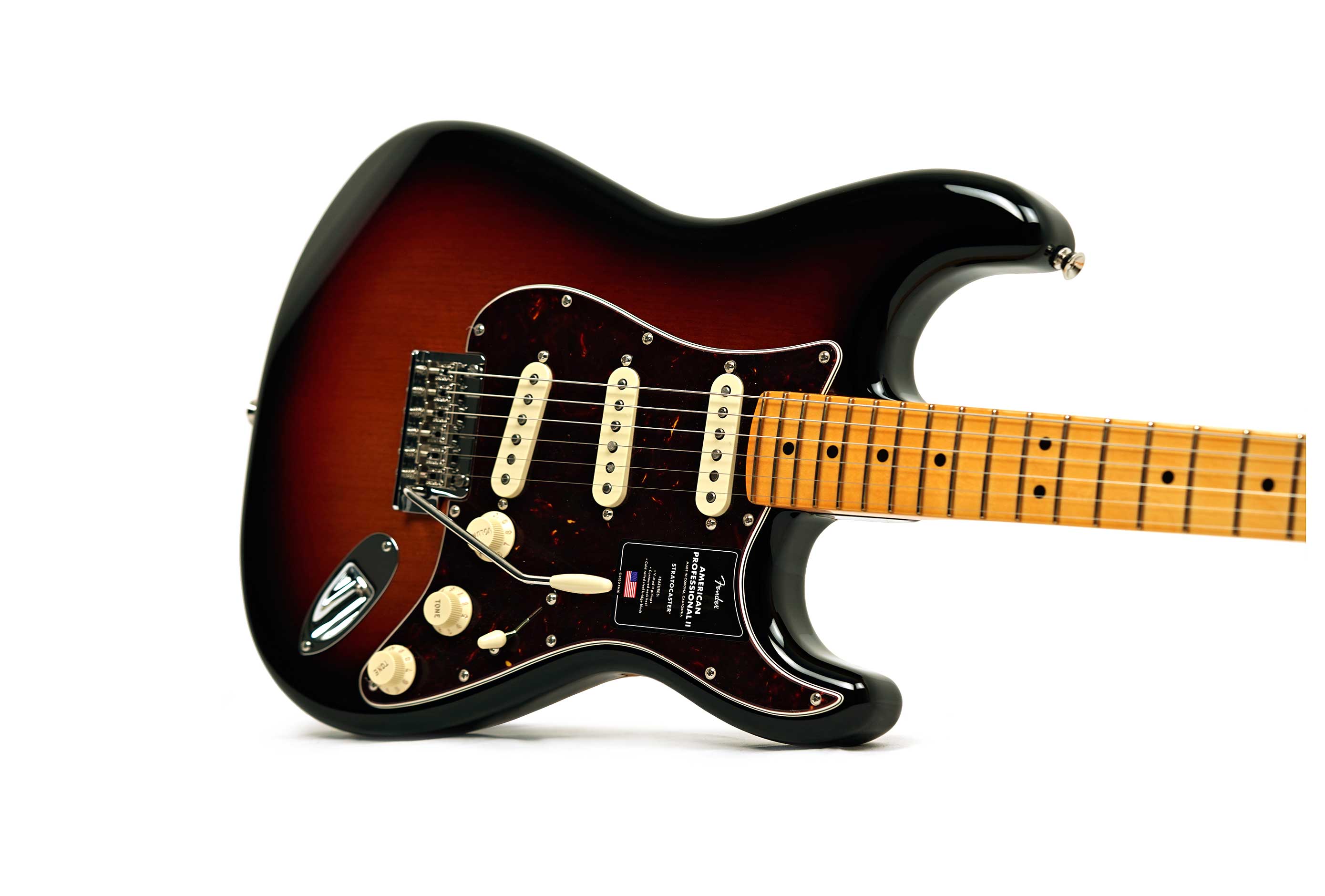 Fender American Professional II Stratocaster 3 Tone Sunburst Maple Fingerboard #US26026353