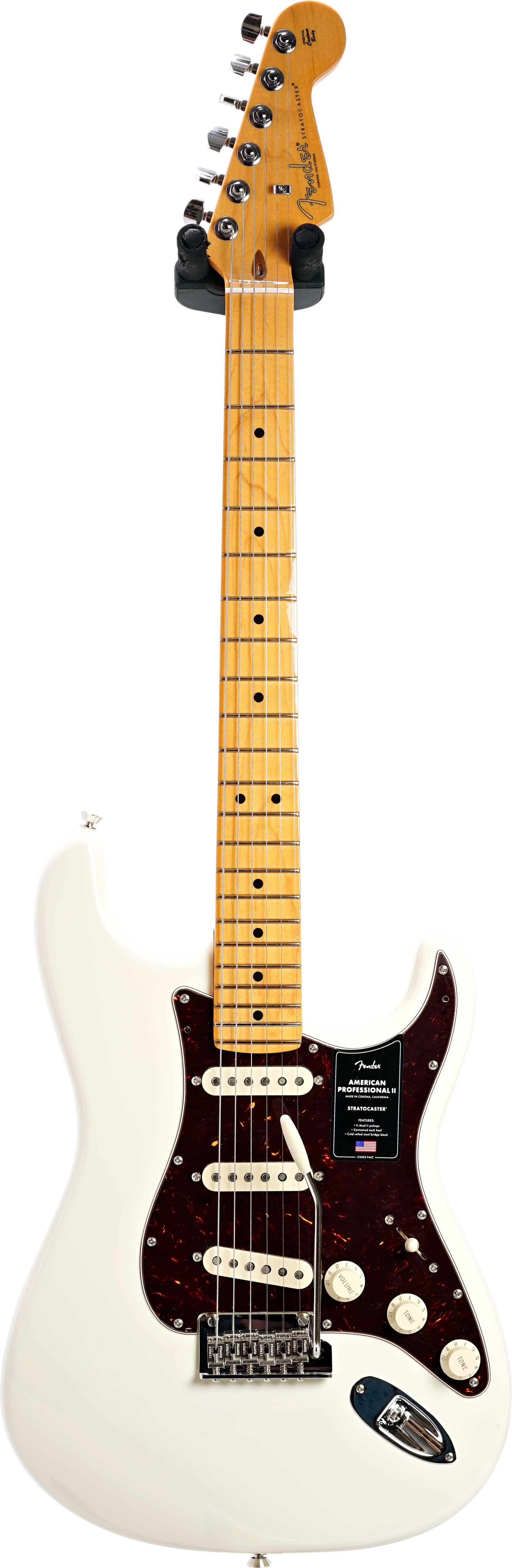 Fender American Professional II Stratocaster Olympic White Maple Fingerboard #US25045804