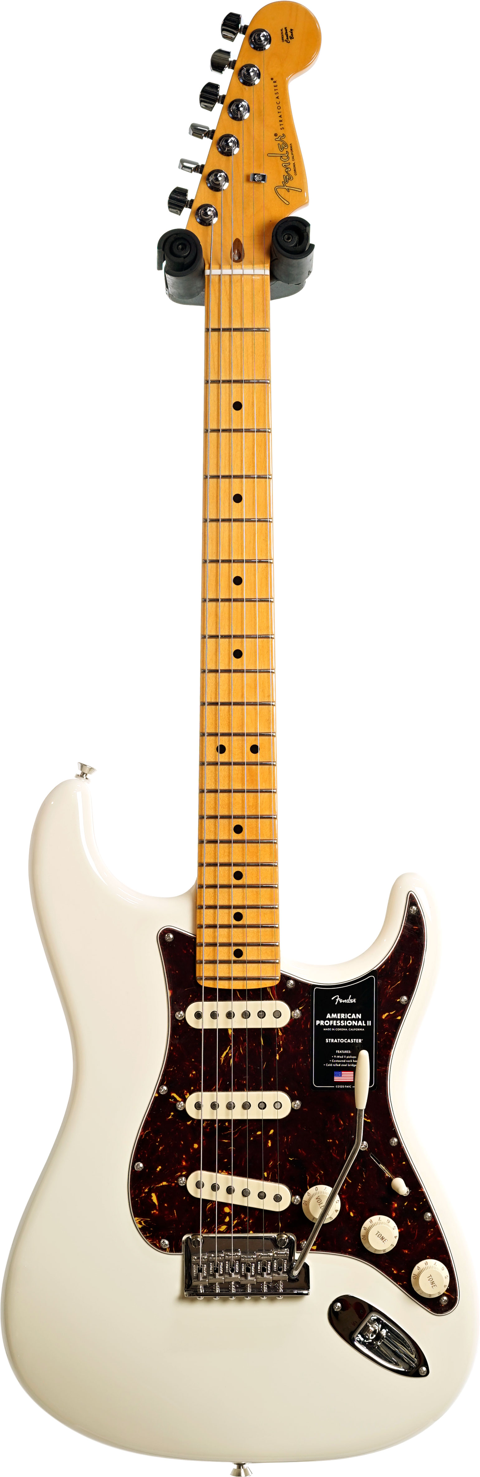 Fender American Professional II Stratocaster Olympic White Maple Fingerboard #US25046264