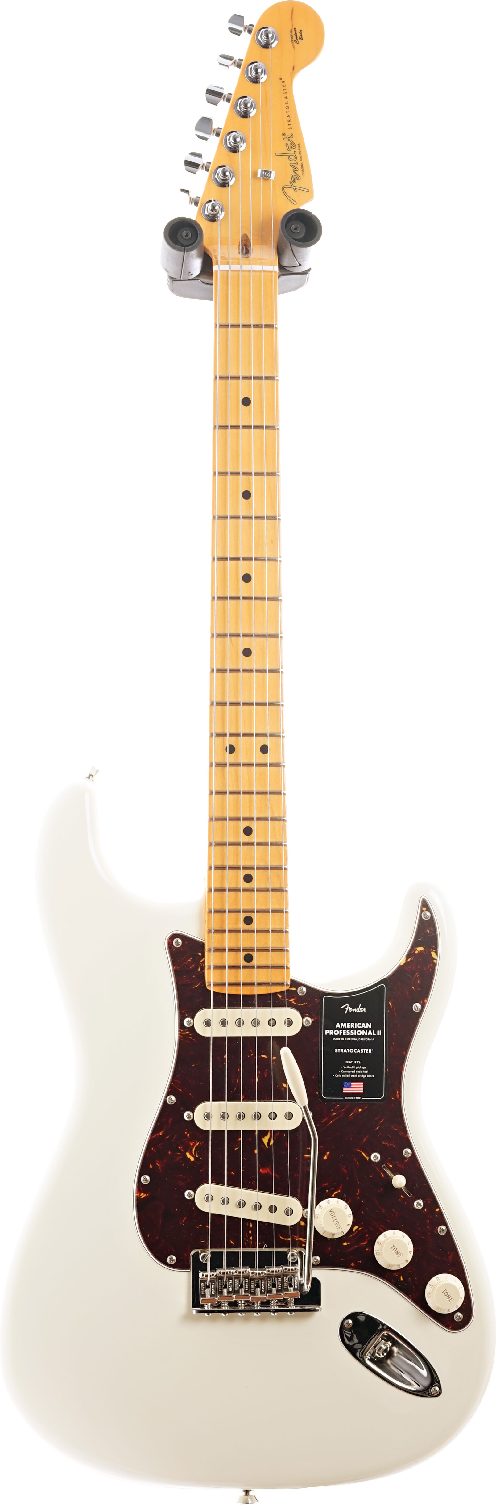 Fender American Professional II Stratocaster Olympic White Maple Fingerboard #US25048917