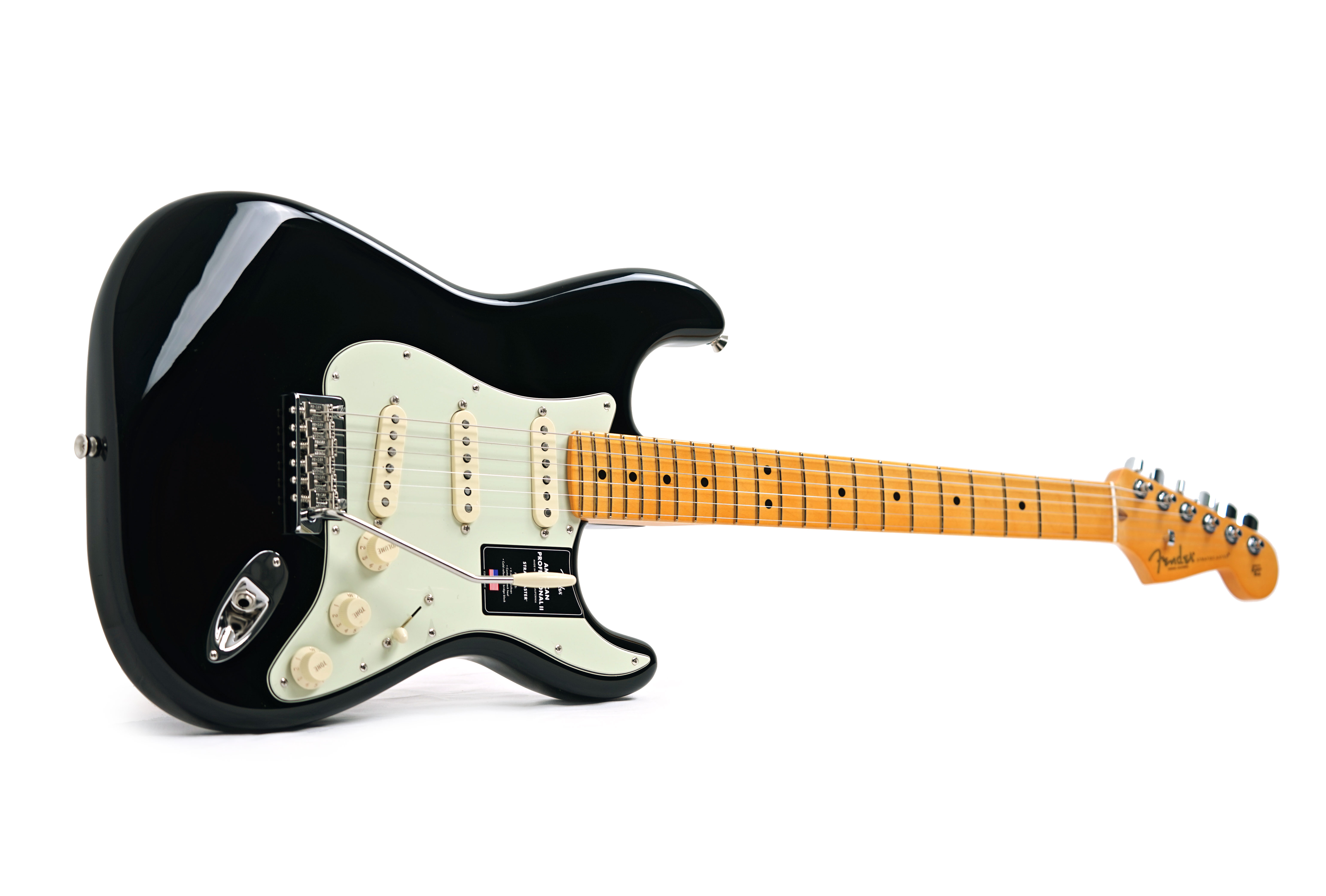 Fender American Professional II Stratocaster Black Maple Fingerboard #US25042161
