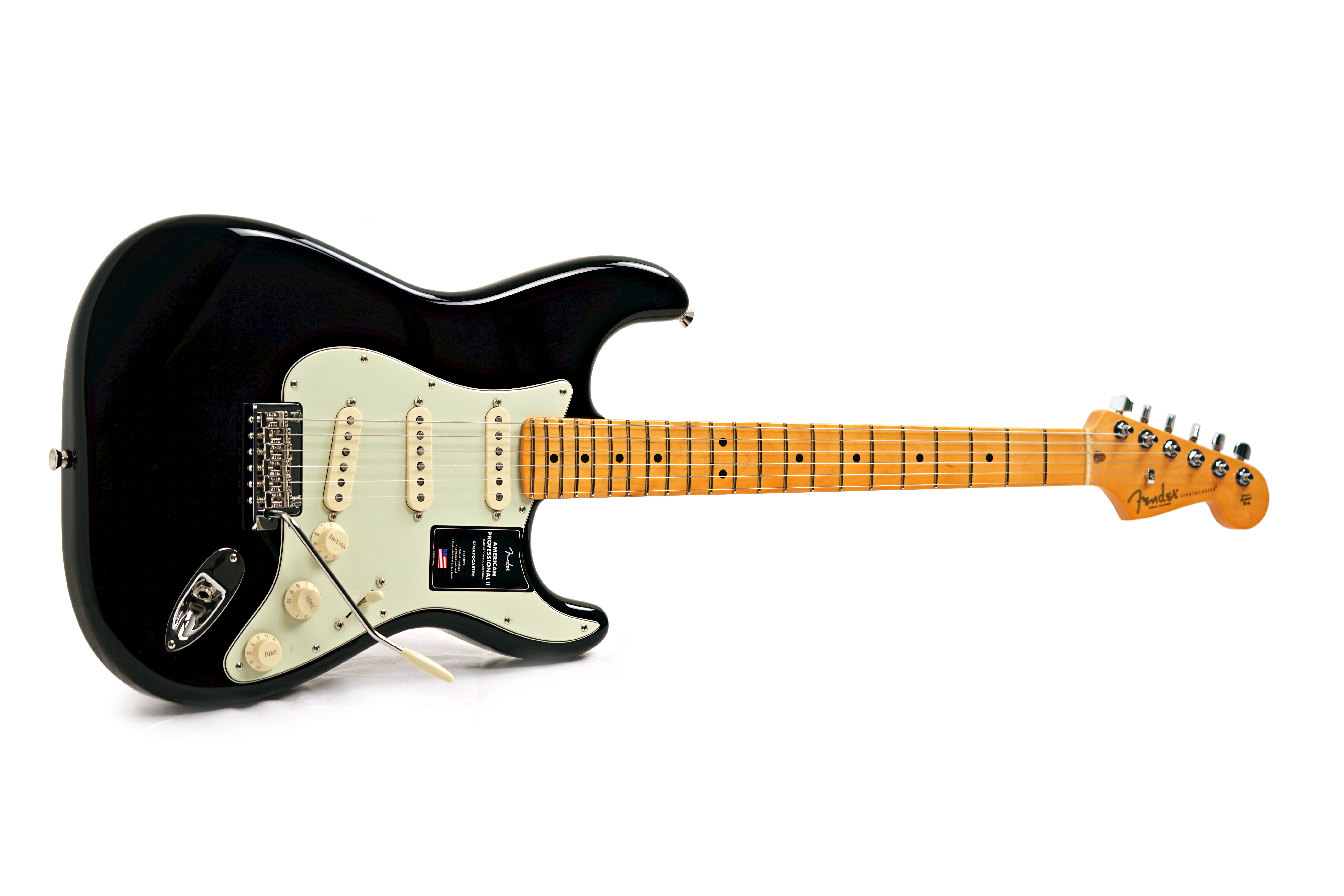 Fender American Professional II Stratocaster Black Maple Fingerboard #US25099196