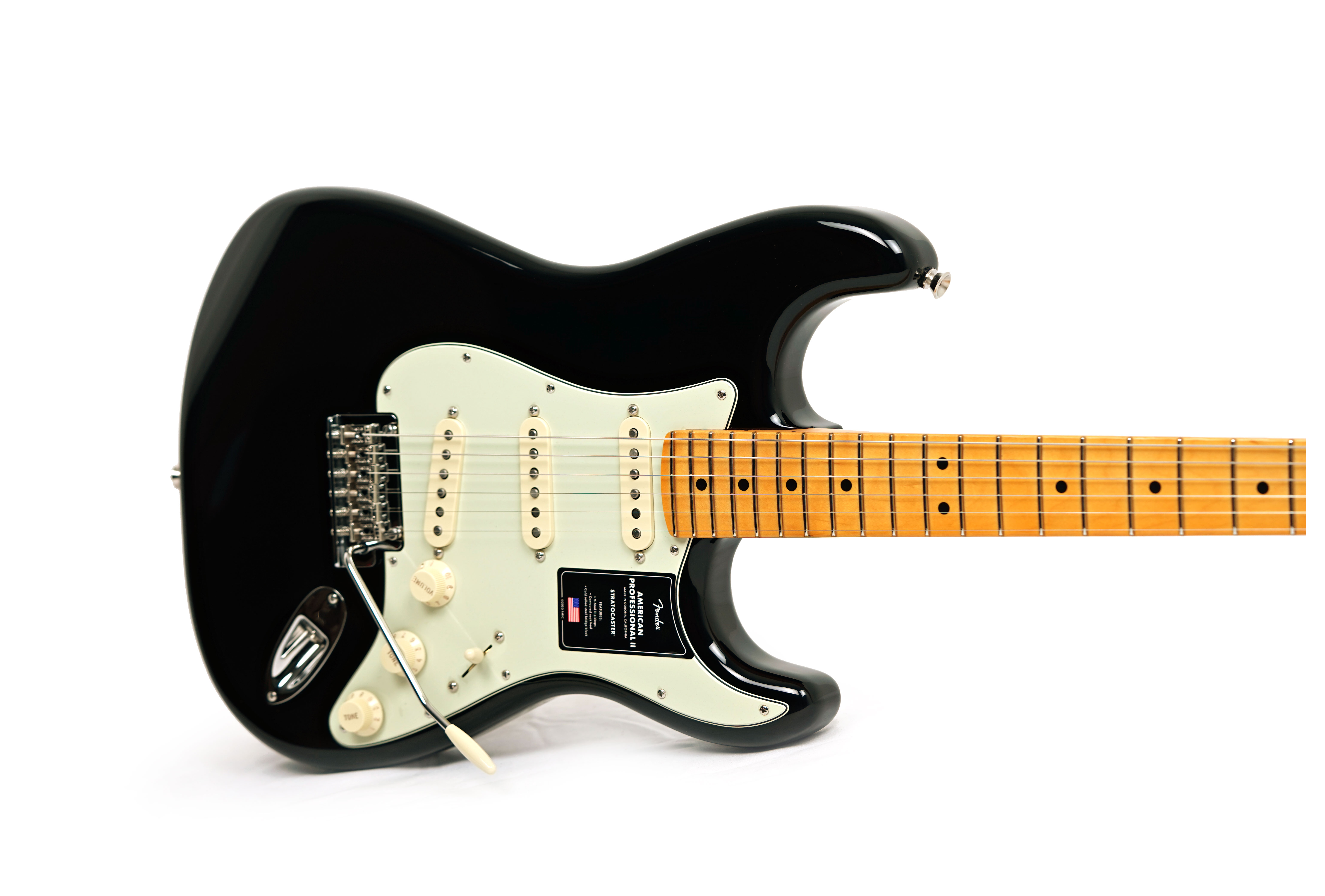 Fender American Professional II Stratocaster Black Maple Fingerboard #US25099196
