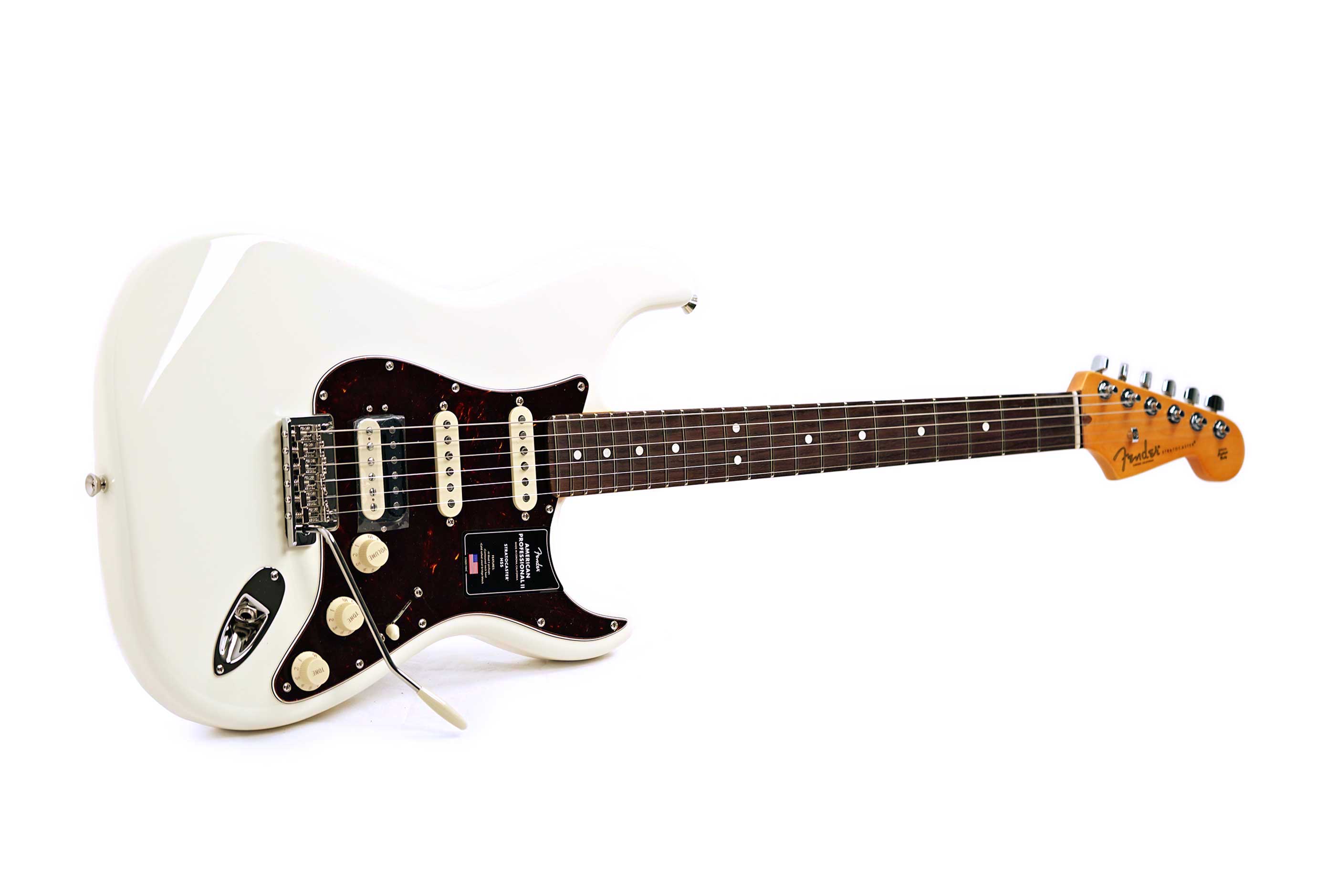 Fender American Professional II Stratocaster HSS Olympic White Rosewood Fingerboard #US25078670