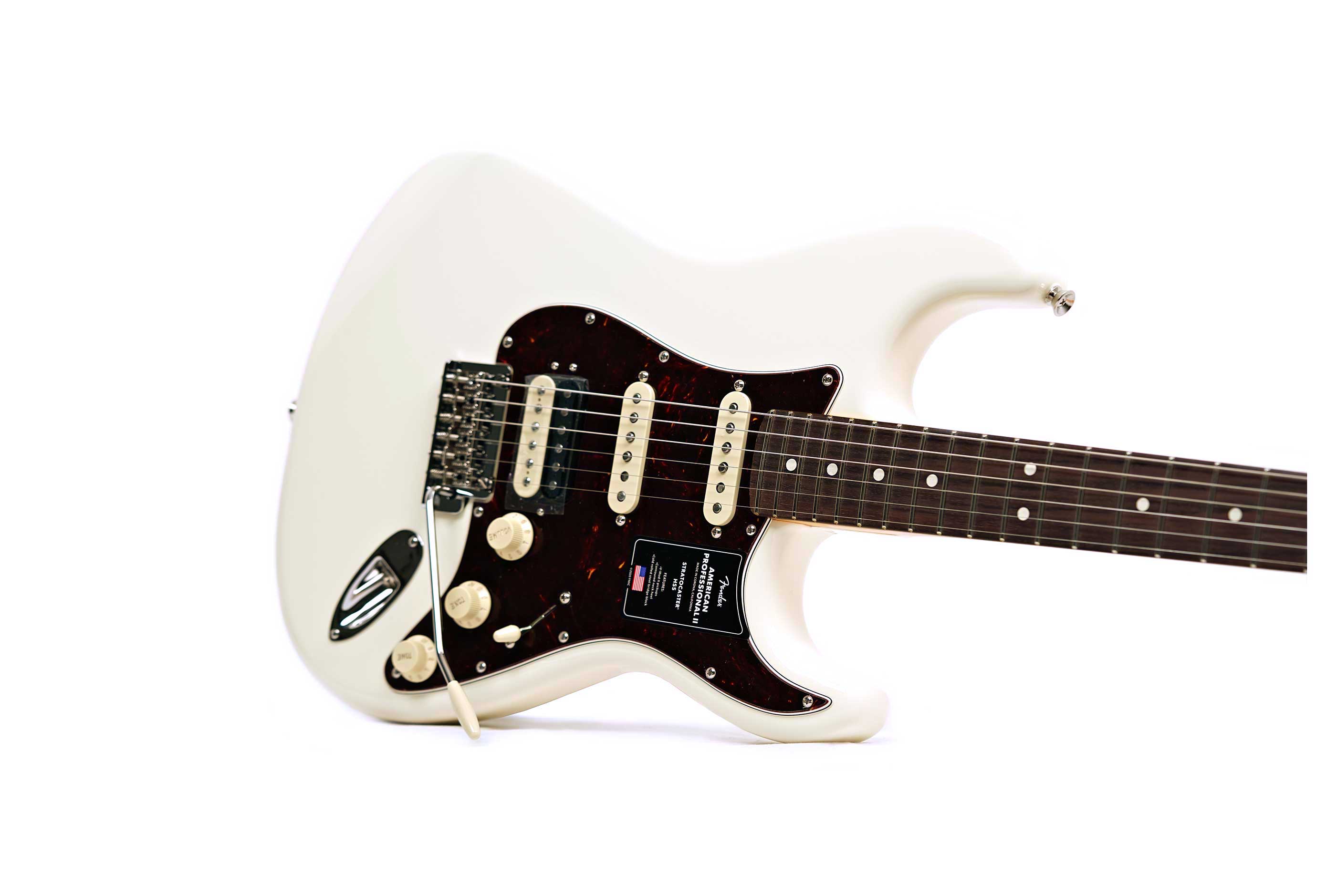 Fender American Professional II Stratocaster HSS Olympic White Rosewood Fingerboard #US25078670