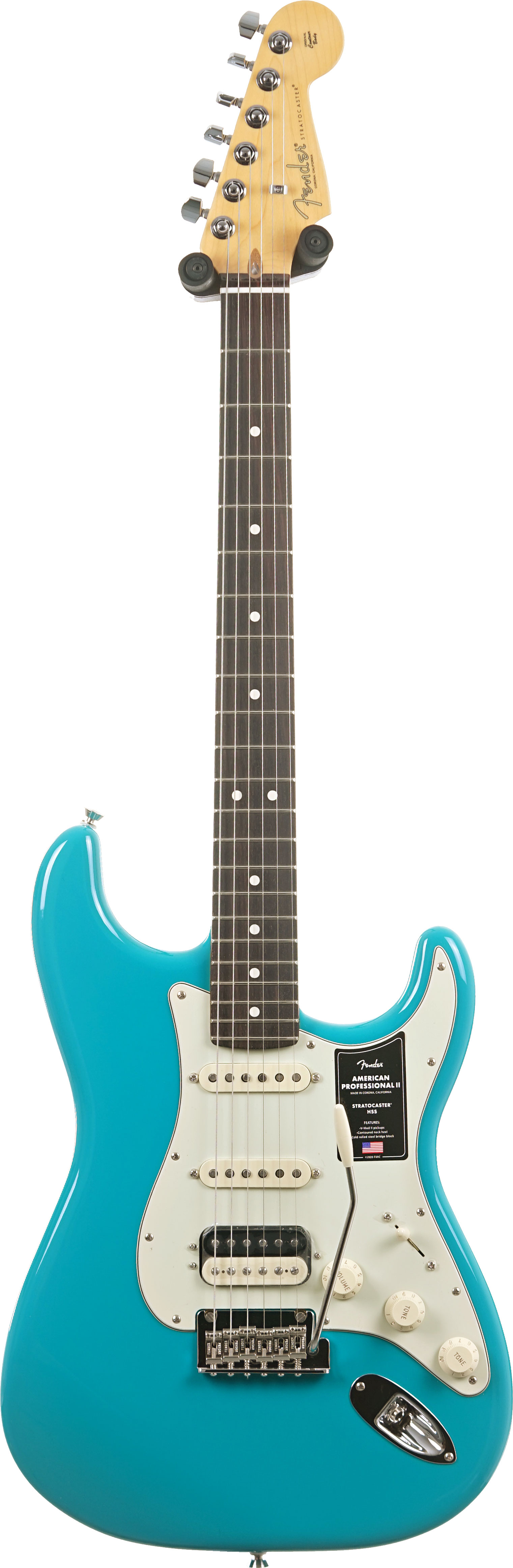 Fender American Professional II Stratocaster HSS Miami Blue Rosewood Fingerboard #US25064541