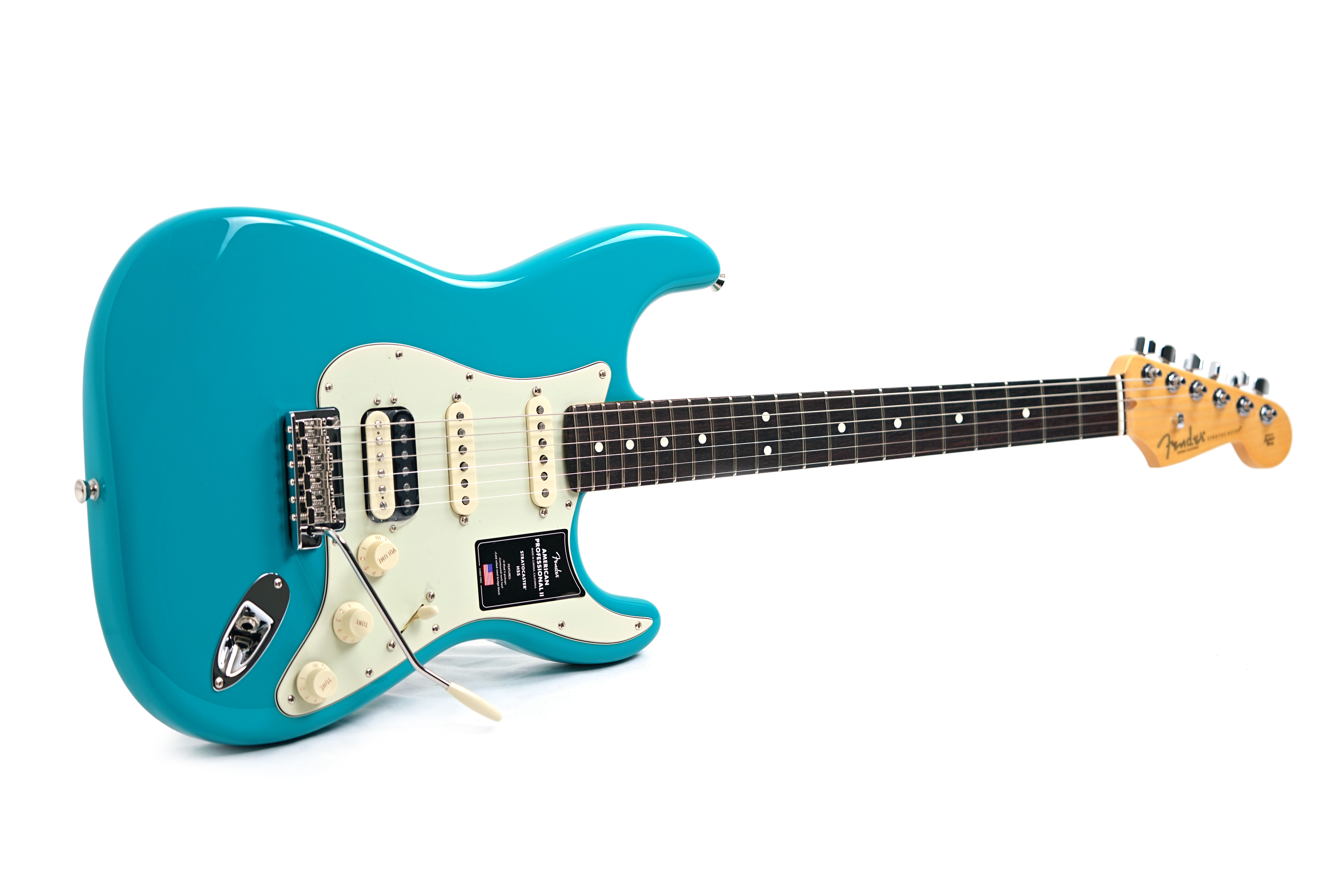 Fender American Professional II Stratocaster HSS Miami Blue Rosewood Fingerboard #US25064541