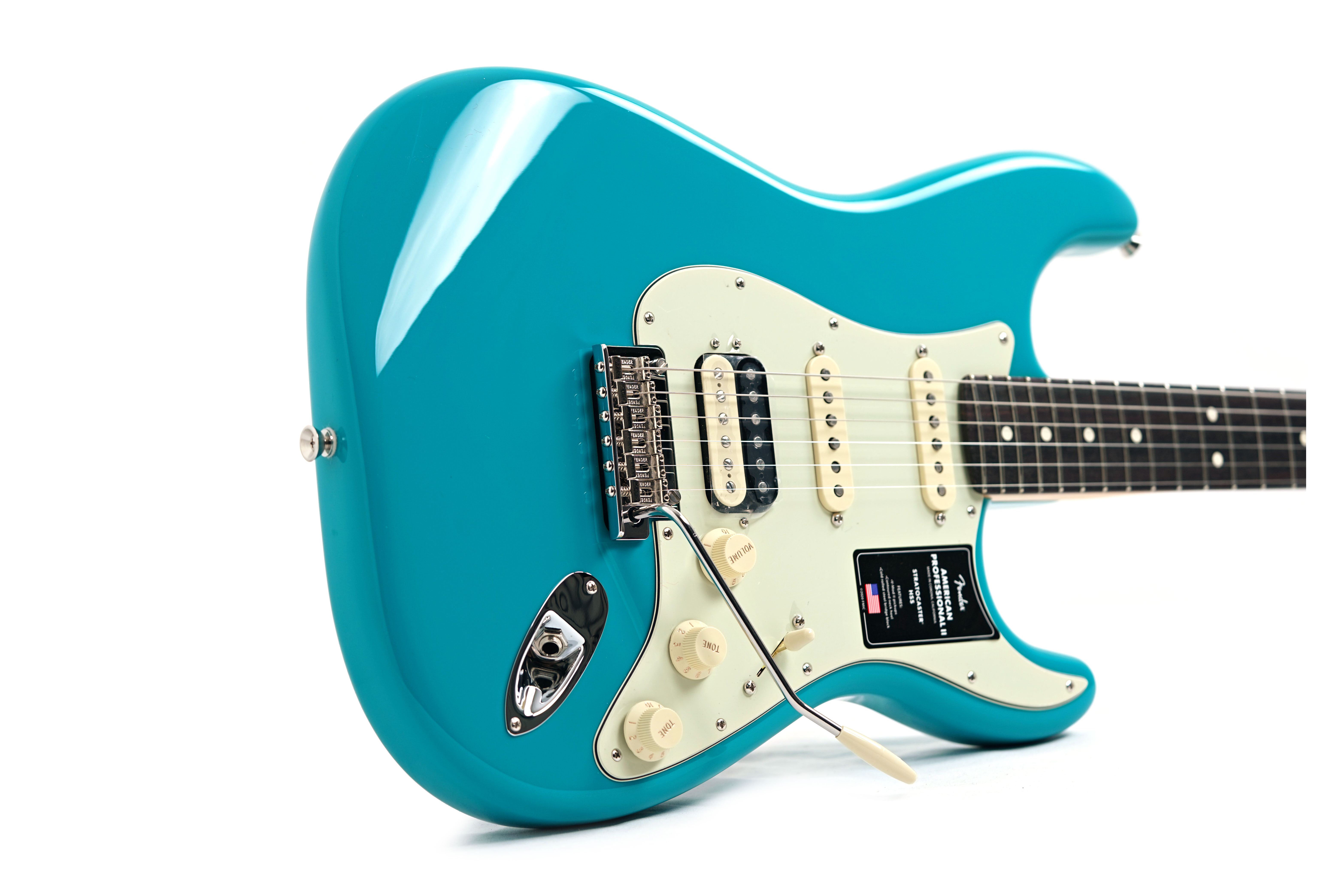 Fender American Professional II Stratocaster HSS Miami Blue Rosewood Fingerboard #US25064541