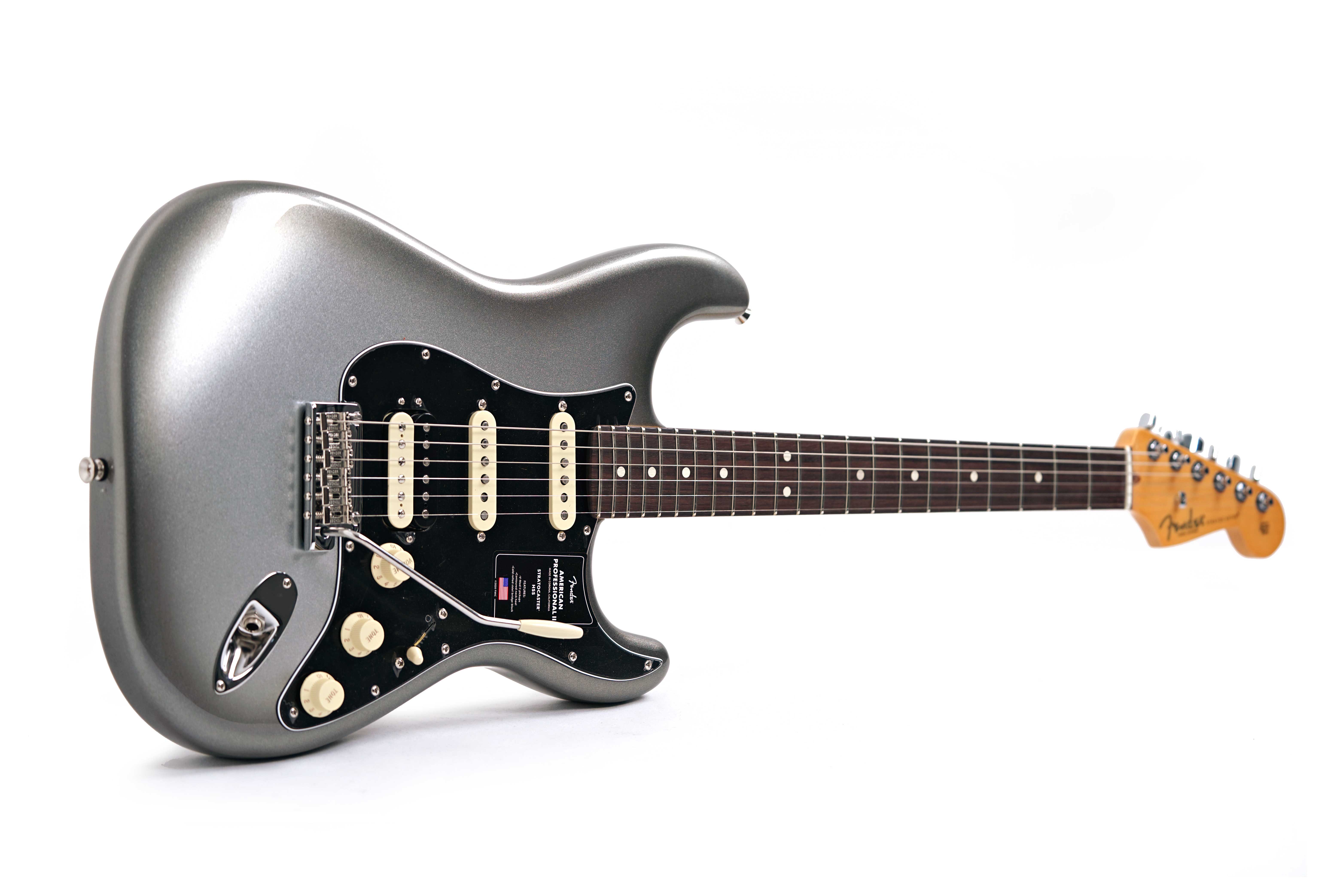 Fender American Professional II Stratocaster HSS Mercury Rosewood Fingerboard #US25059777