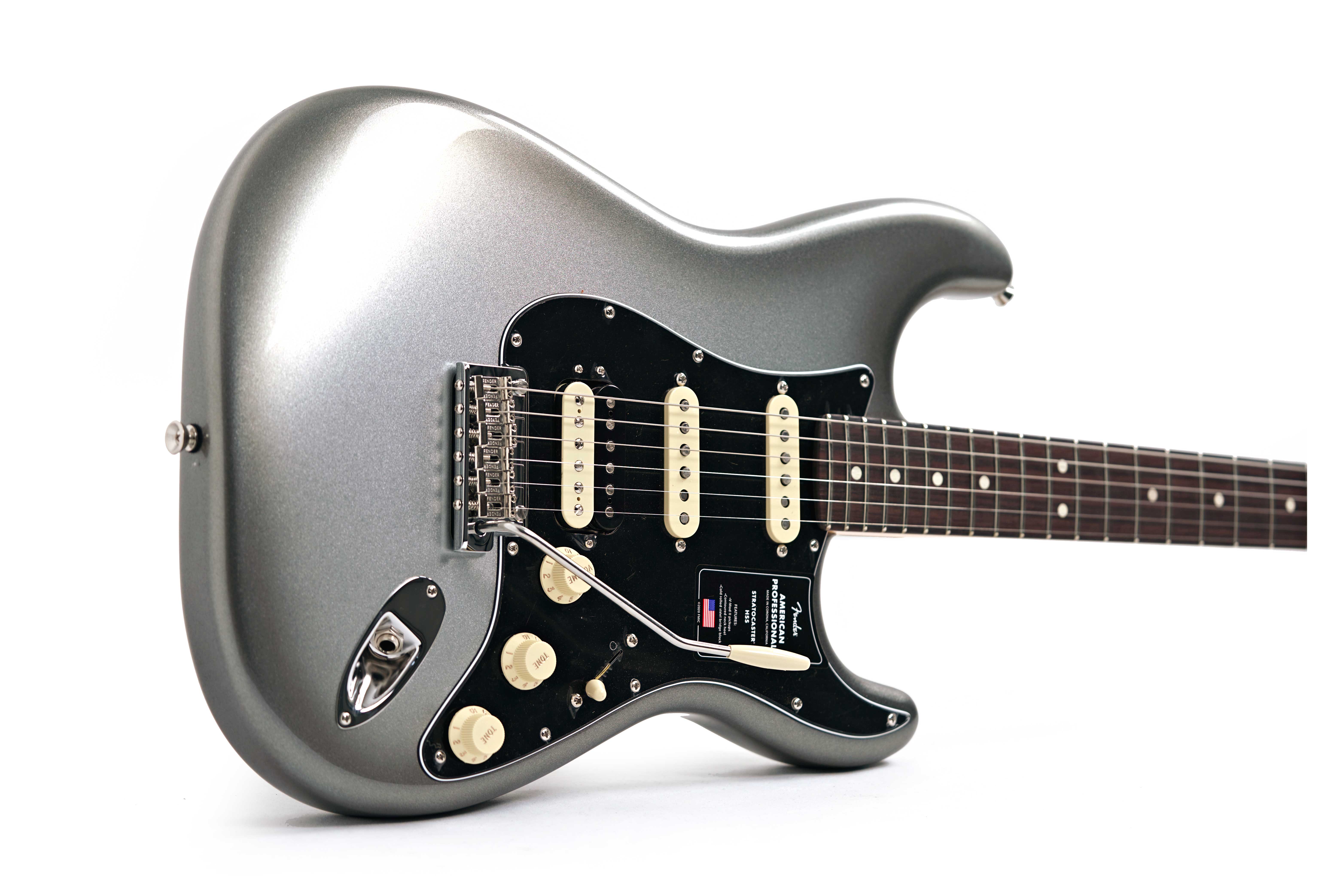 Fender American Professional II Stratocaster HSS Mercury Rosewood Fingerboard #US25059777