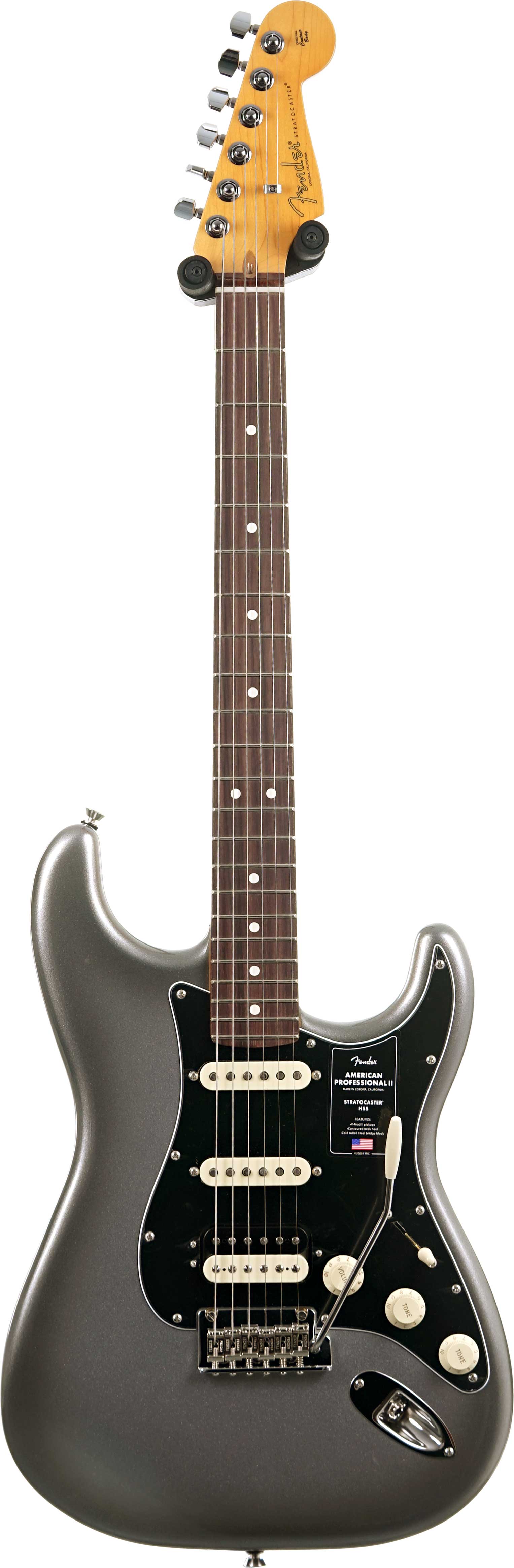 Fender American Professional II Stratocaster HSS Mercury Rosewood Fingerboard #US25042826