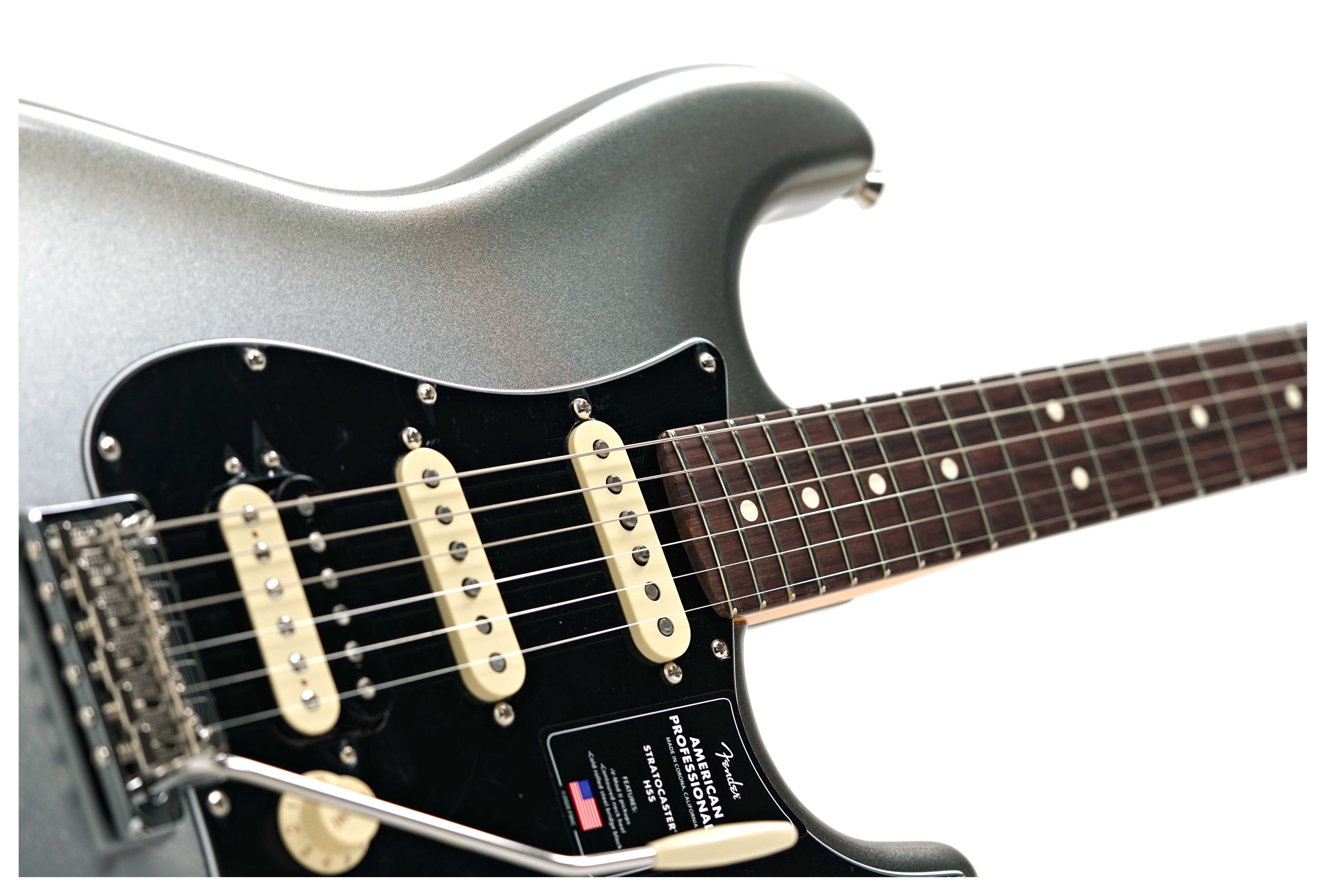 Fender American Professional II Stratocaster HSS Mercury Rosewood Fingerboard #US25042826