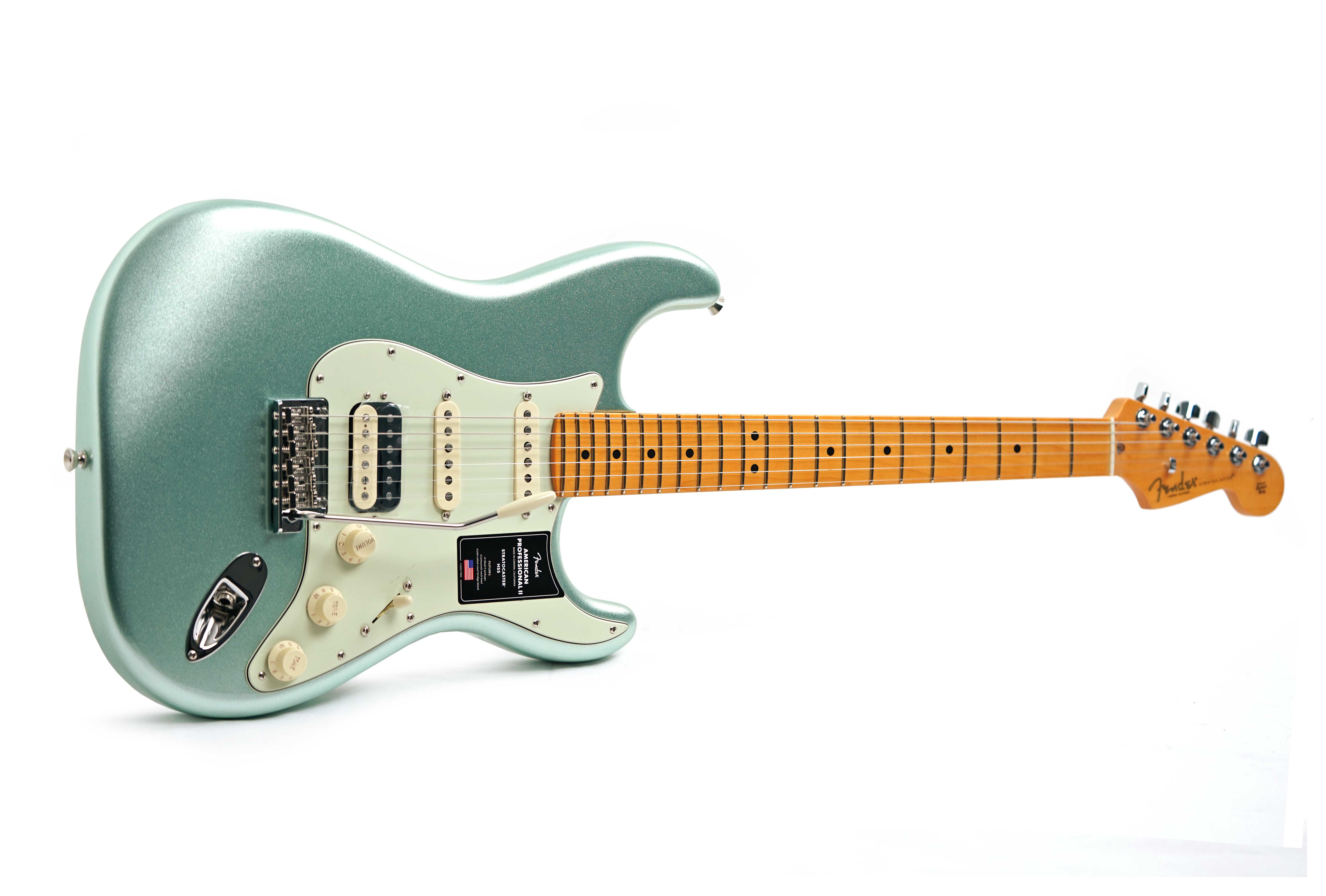Fender American Professional II Stratocaster HSS Mystic Surf Green Maple Fingerboard #US240045902