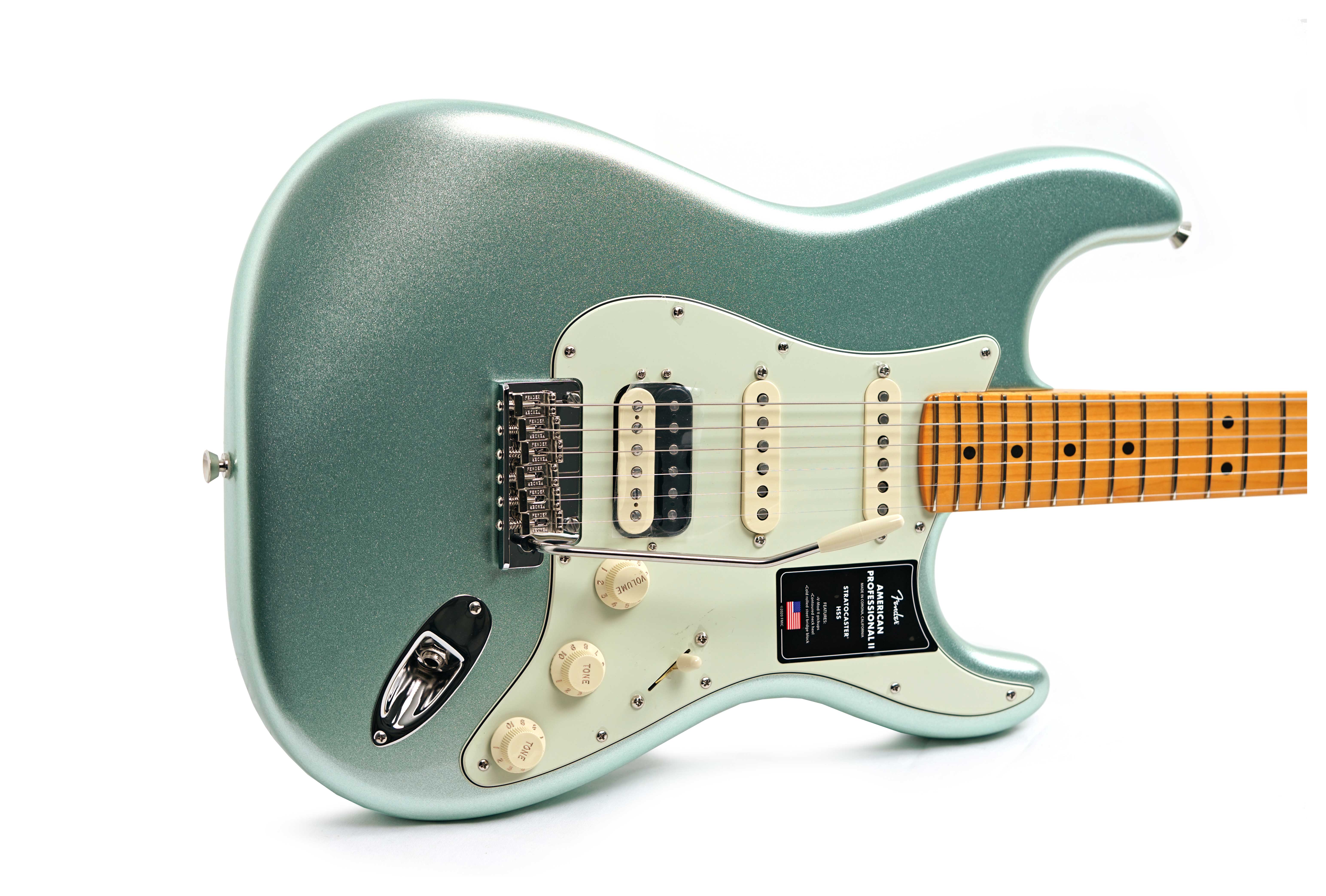 Fender American Professional II Stratocaster HSS Mystic Surf Green Maple Fingerboard #US240045902