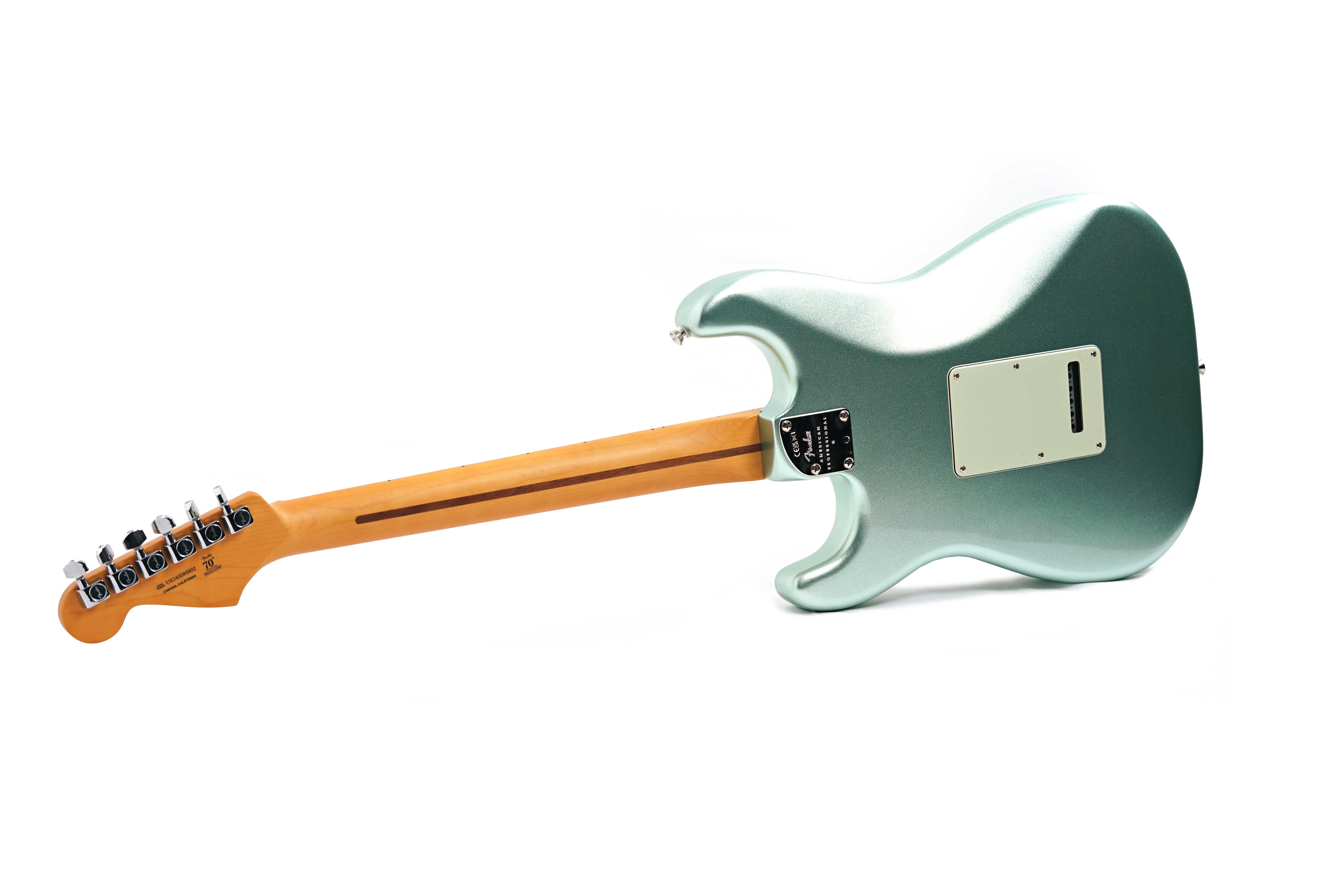 Fender American Professional II Stratocaster HSS Mystic Surf Green Maple Fingerboard #US240045902