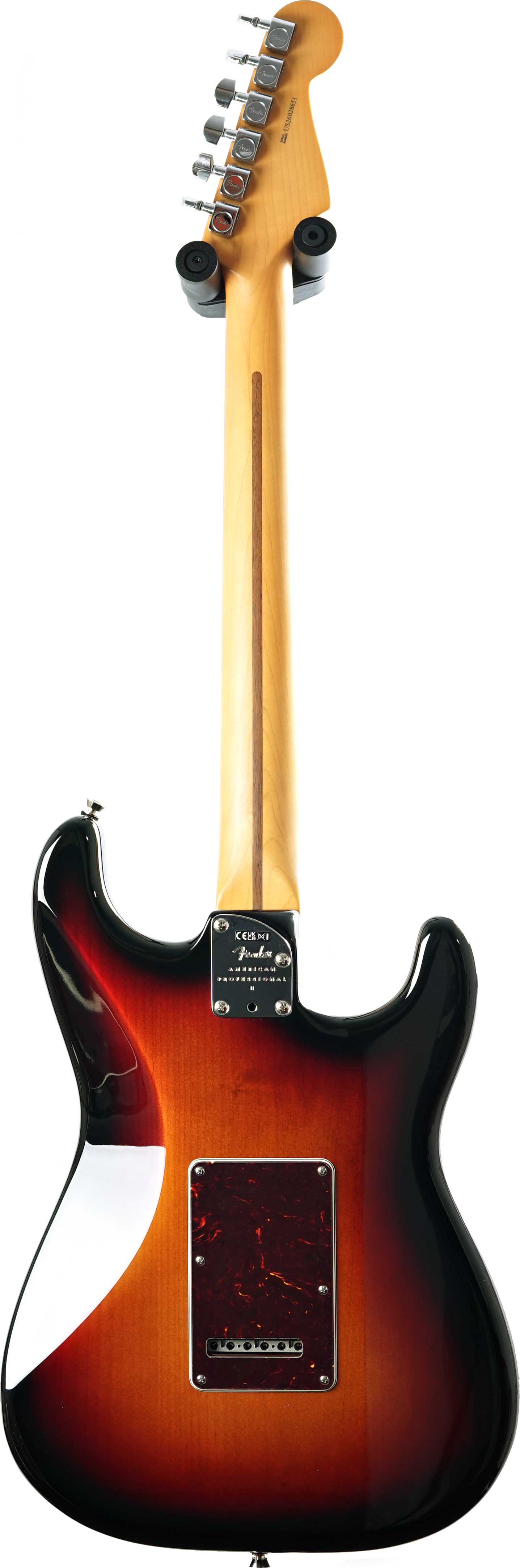 Fender American Professional II Stratocaster 3 Tone Sunburst Rosewood Fingerboard Left Handed #US26028651