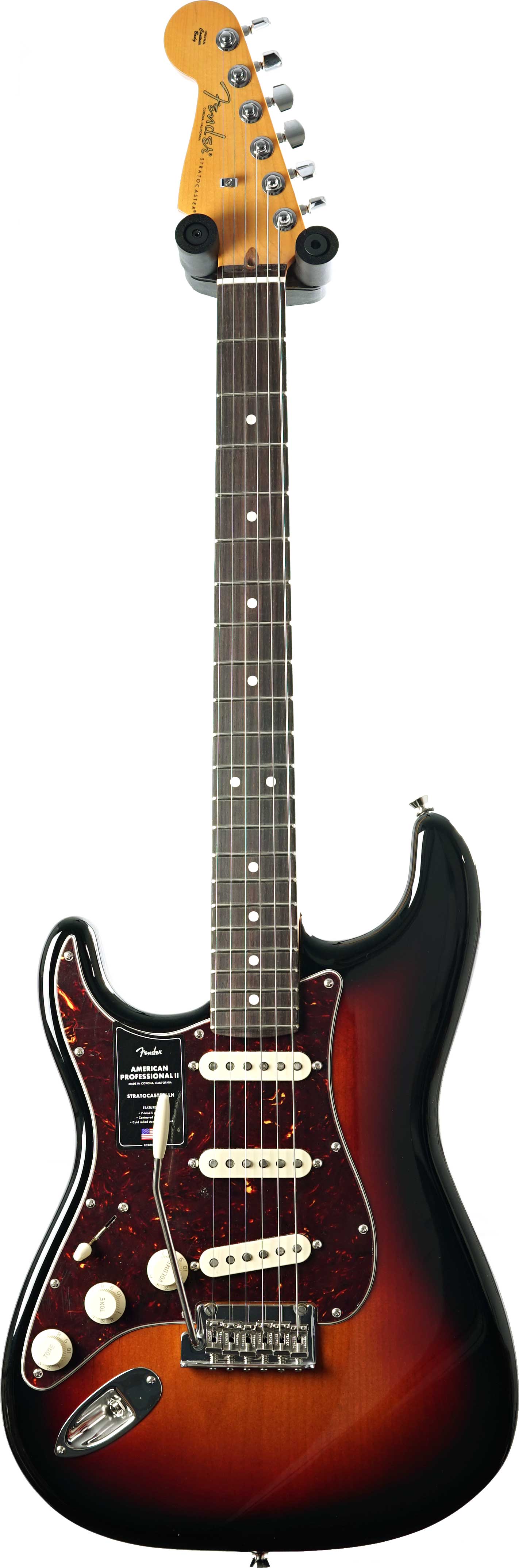 Fender American Professional II Stratocaster 3 Tone Sunburst Rosewood Fingerboard Left Handed #US26028651