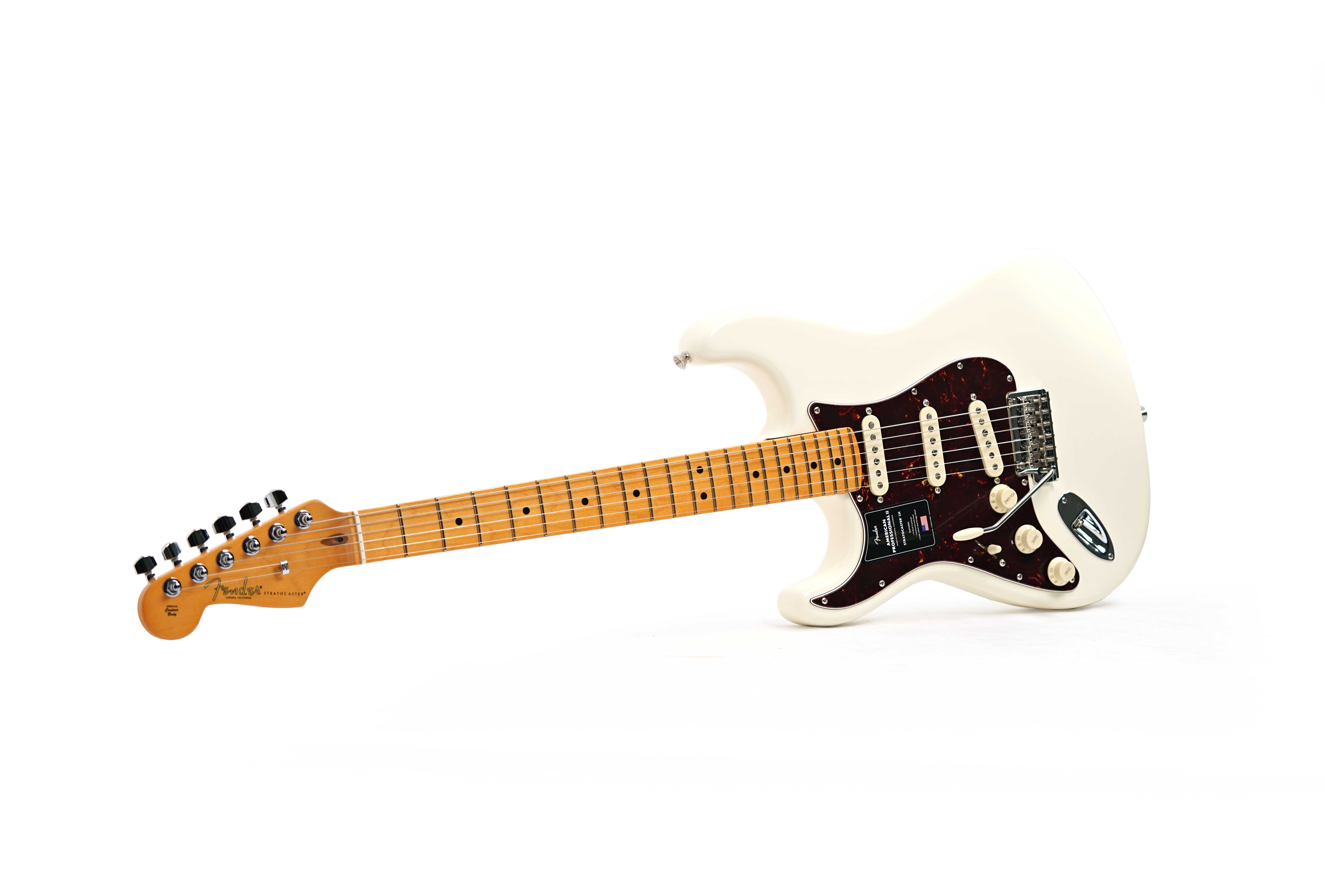 Fender American Professional II Stratocaster Olympic White Maple Fingerboard Left Handed #US25092718