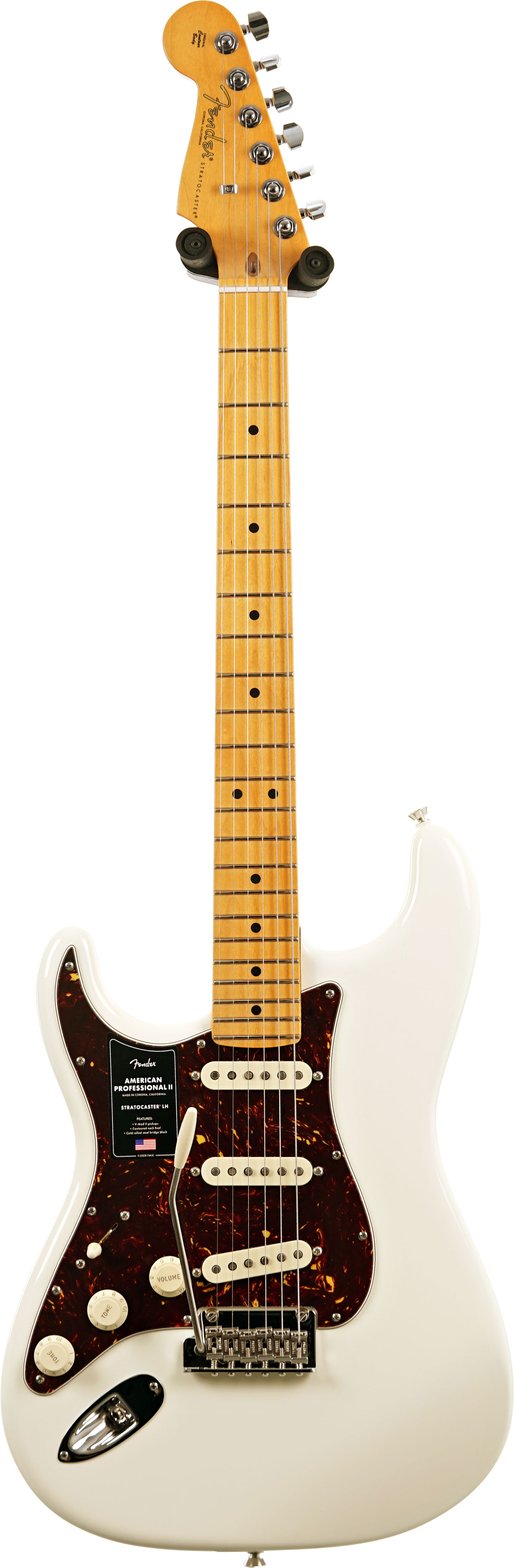Fender American Professional II Stratocaster Olympic White Maple Fingerboard Left Handed #US25091661