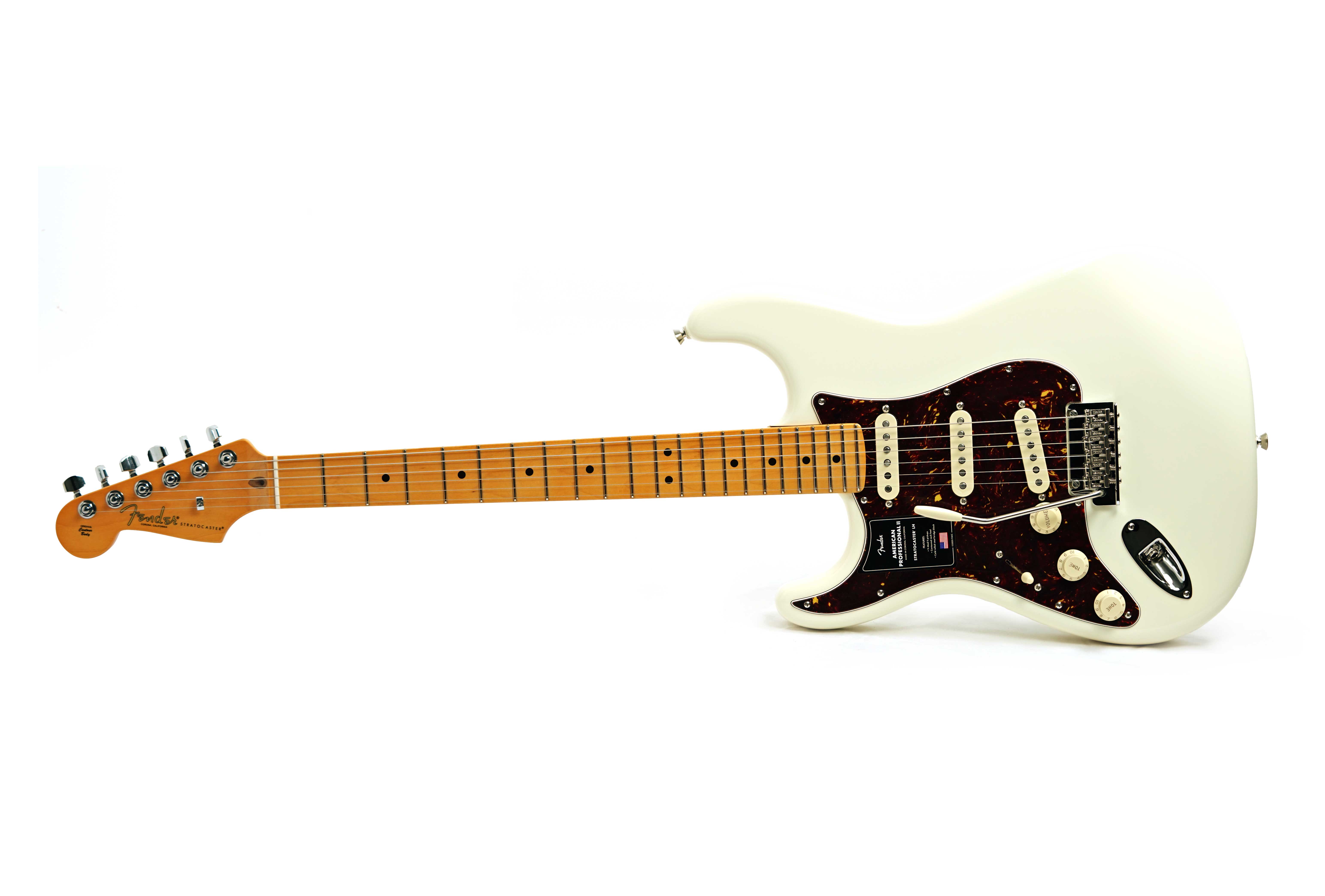 Fender American Professional II Stratocaster Olympic White Maple Fingerboard Left Handed #US25091661