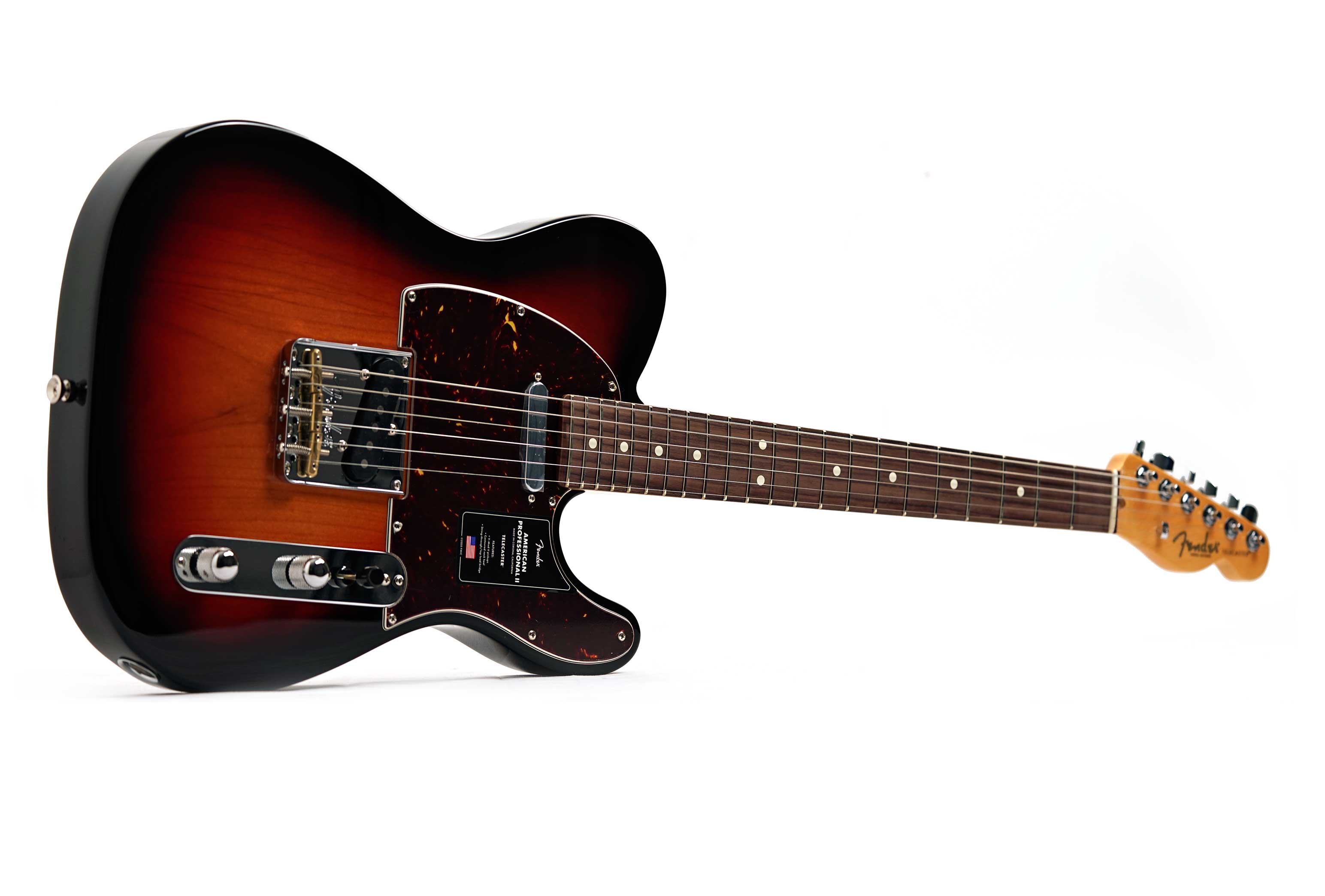 Fender American Professional II Telecaster 3 Tone Sunburst Rosewood Fingerboard #US25051496
