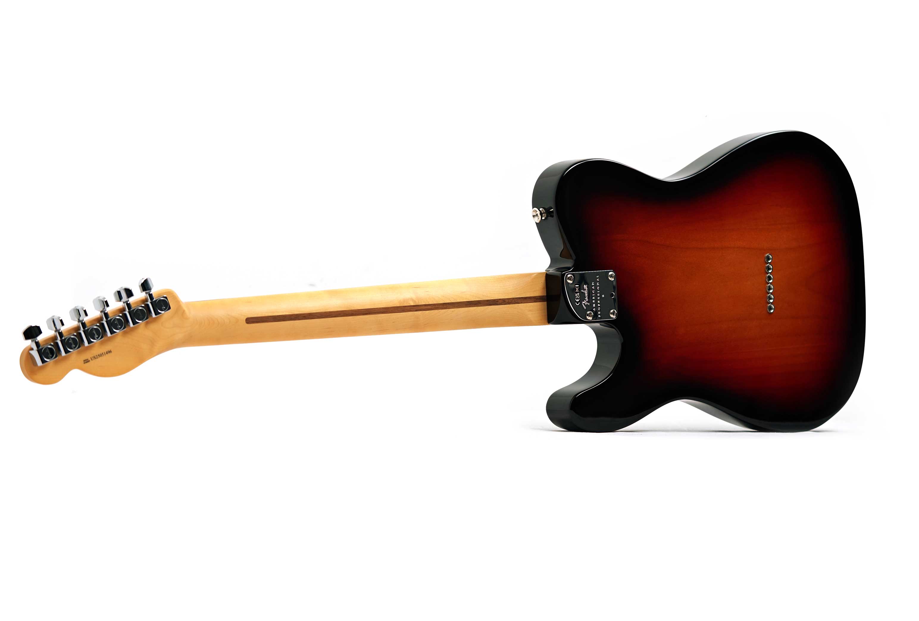 Fender American Professional II Telecaster 3 Tone Sunburst Rosewood Fingerboard #US25051496