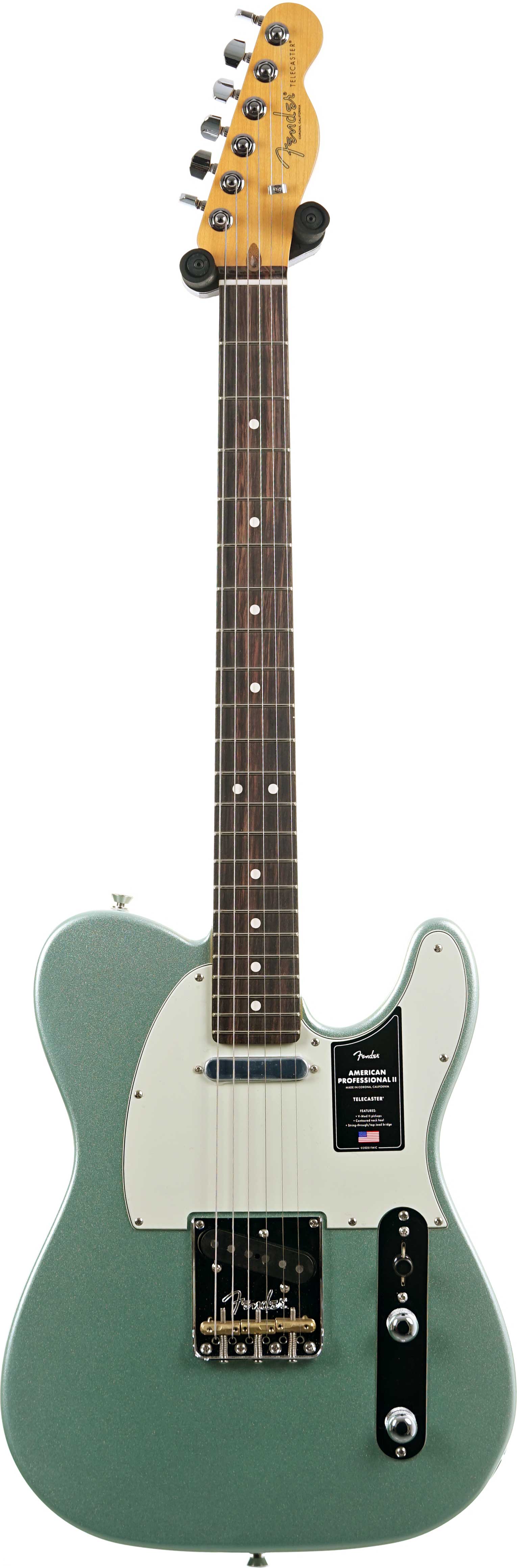 Fender American Professional II Telecaster Mystic Surf Green Rosewood Fingerboard #US25045565