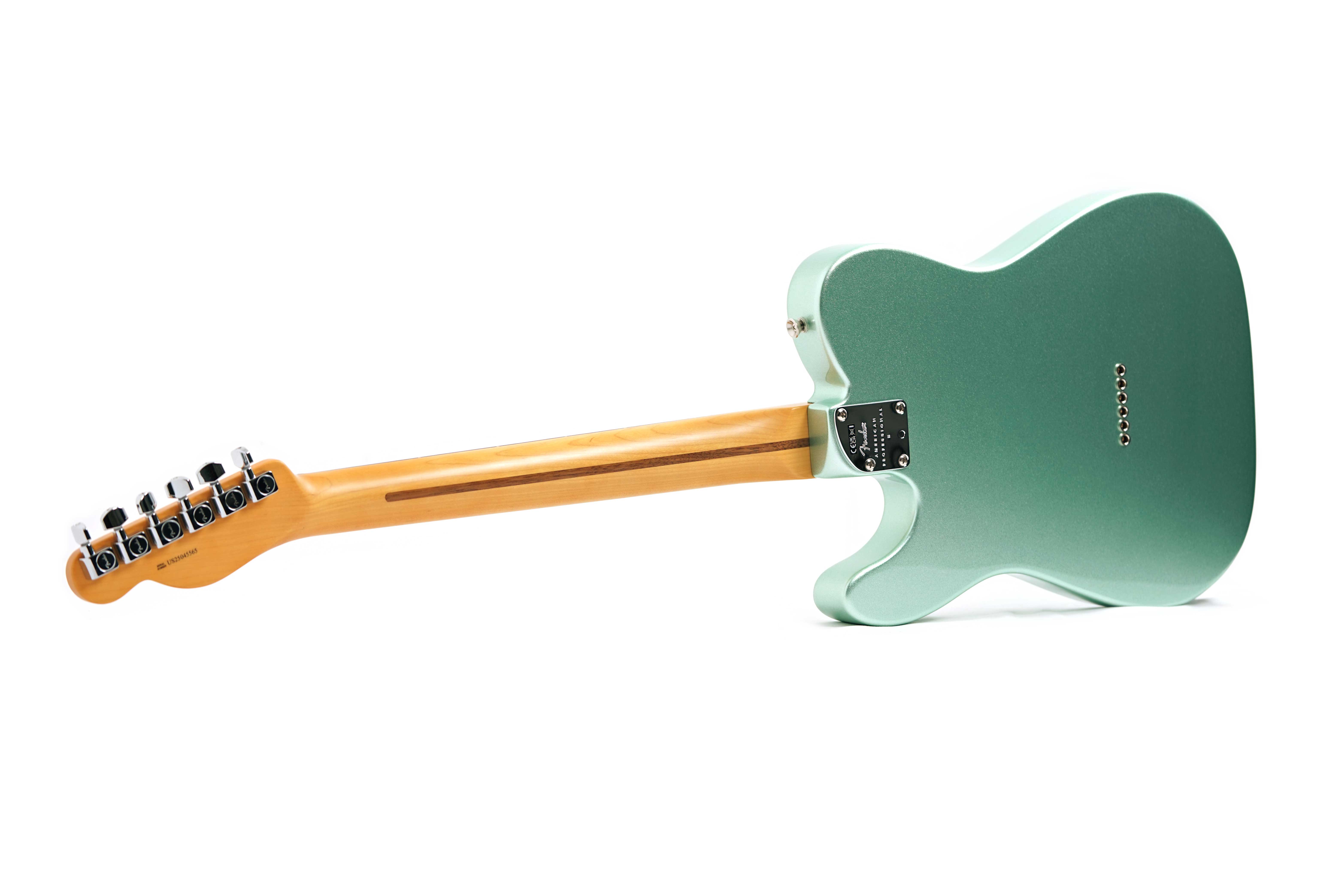 Fender American Professional II Telecaster Mystic Surf Green Rosewood Fingerboard #US25045565
