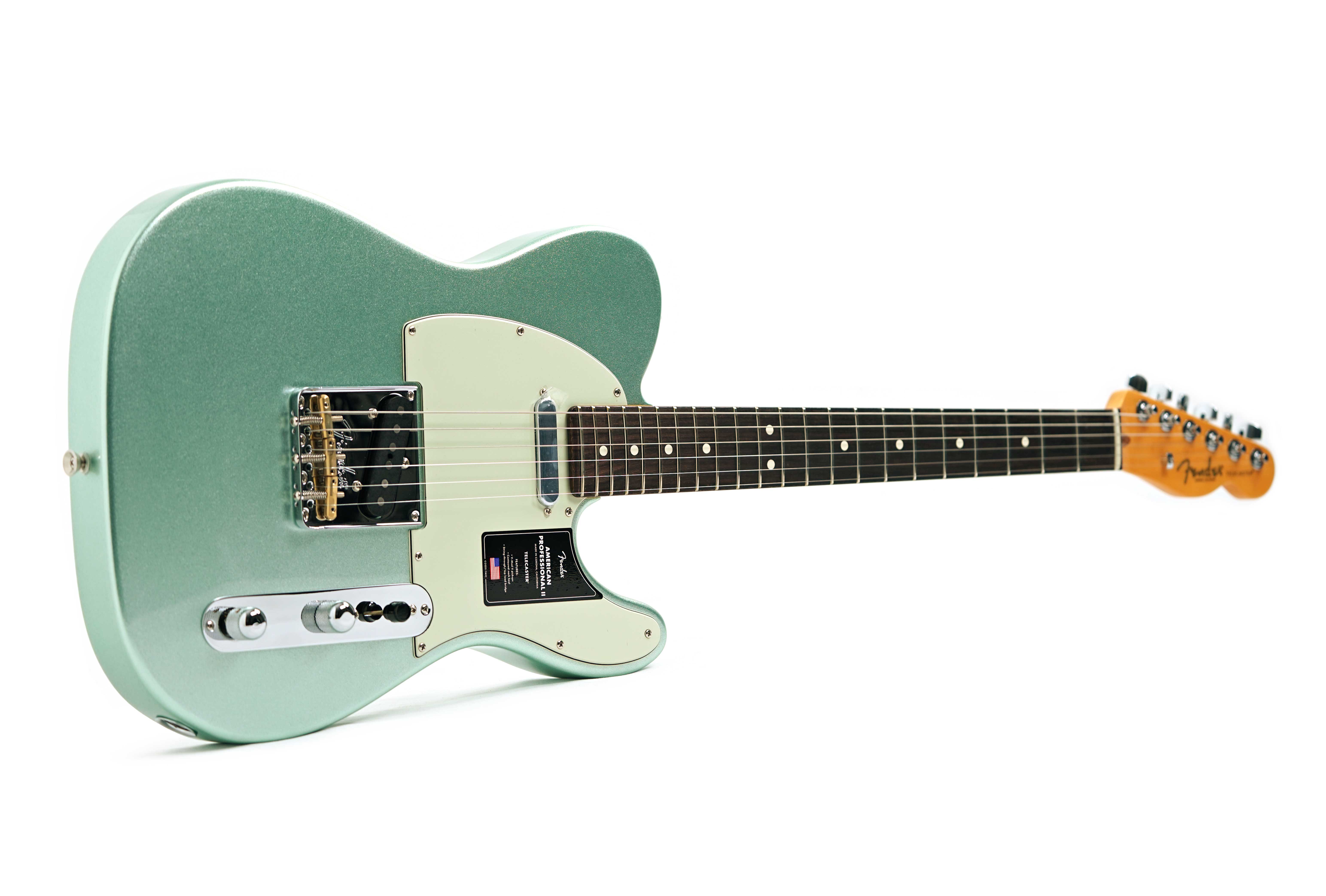 Fender American Professional II Telecaster Mystic Surf Green Rosewood Fingerboard #US25045061