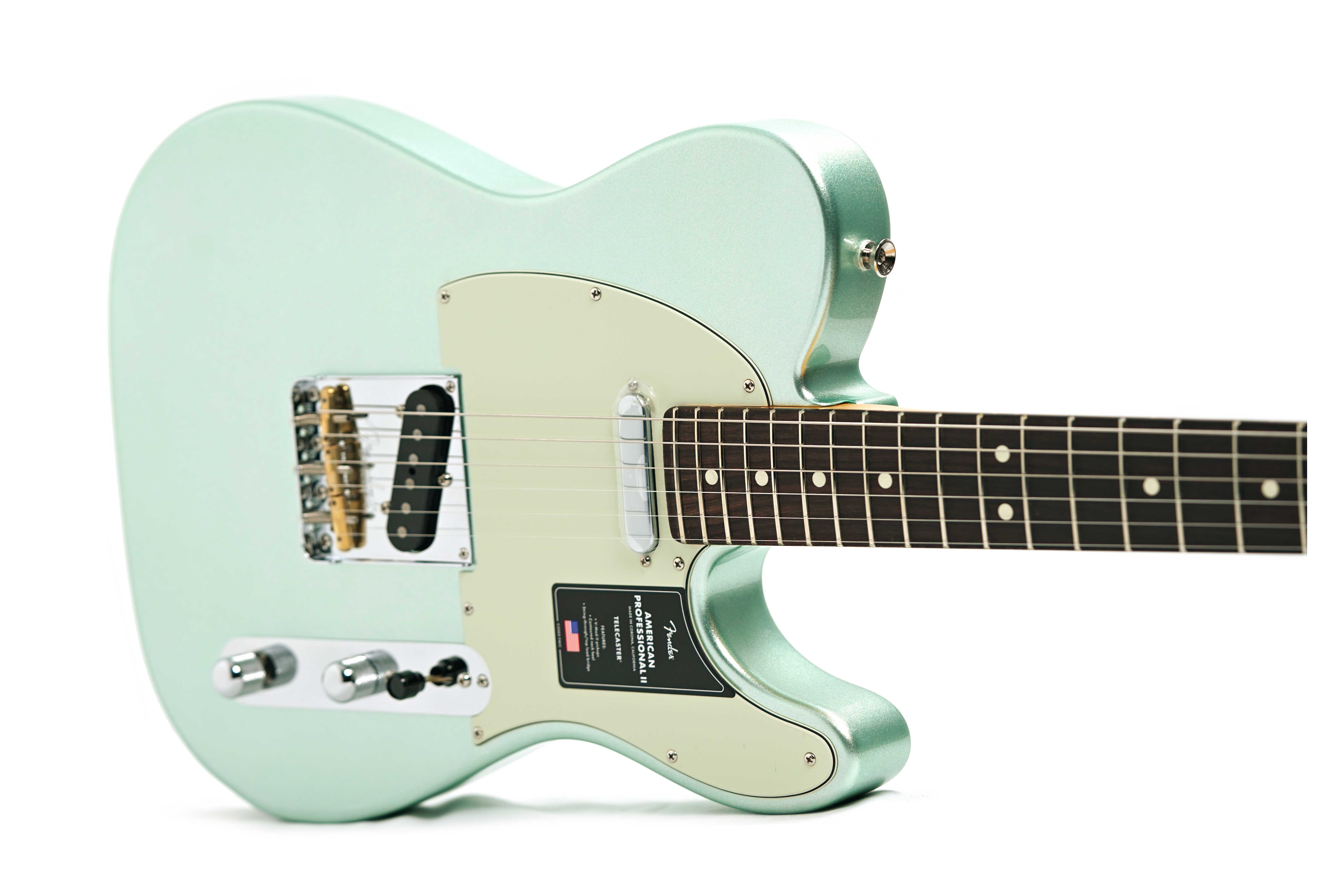 Fender American Professional II Telecaster Mystic Surf Green Rosewood Fingerboard #US25045061