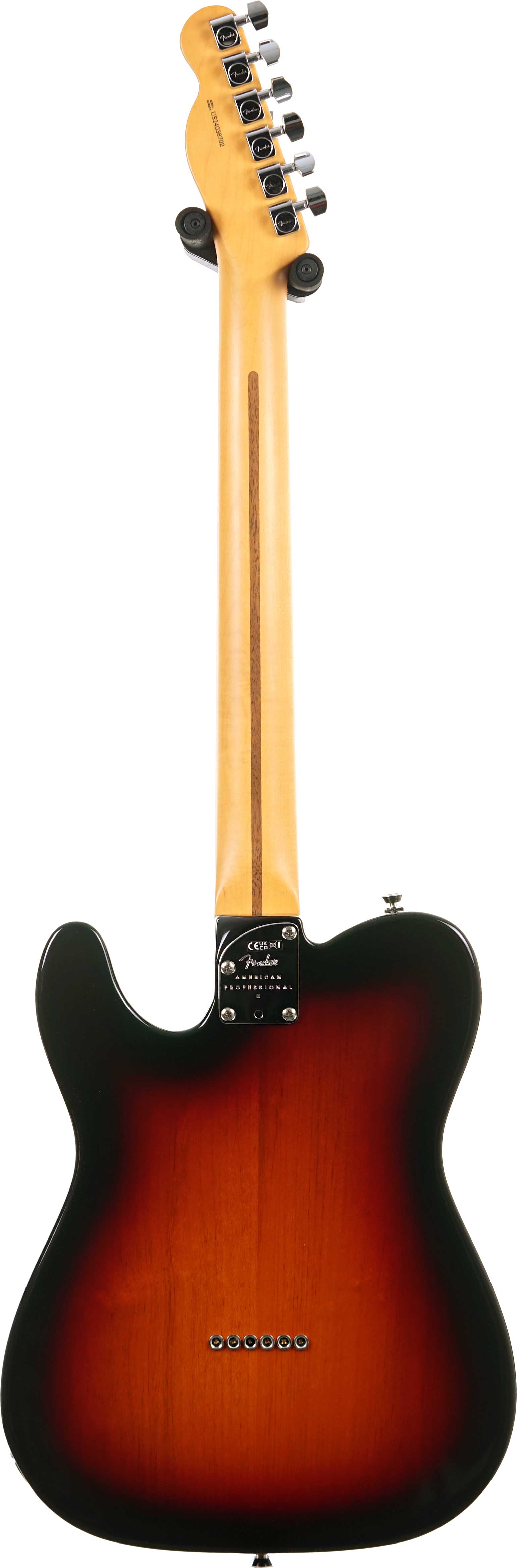 Fender American Professional II Telecaster 3 Tone Sunburst Maple Fingerboard #US24038702