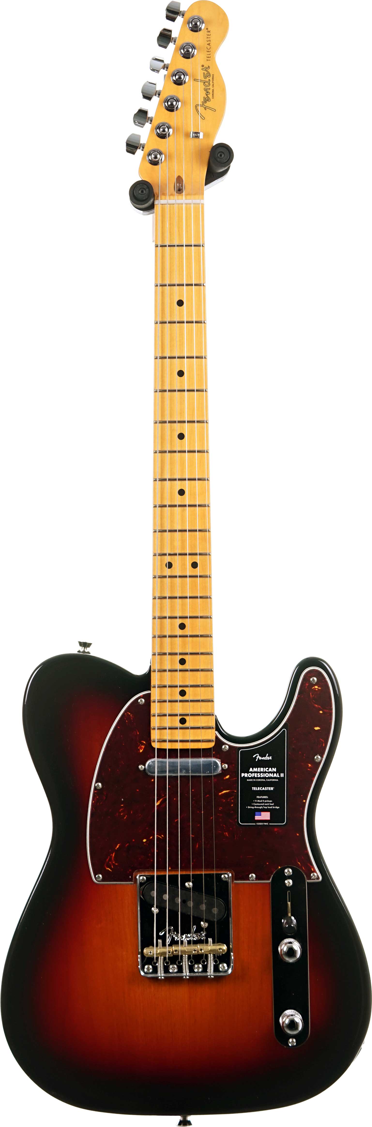 Fender American Professional II Telecaster 3 Tone Sunburst Maple Fingerboard #US24038702